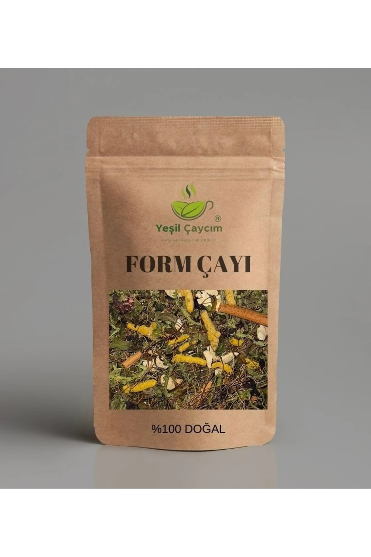 Birinci Sınıf Organik Form Çayı, Rize İlk Hasat Yeşil Çay, %100 Doğal, El Yapımı, 50 Gr