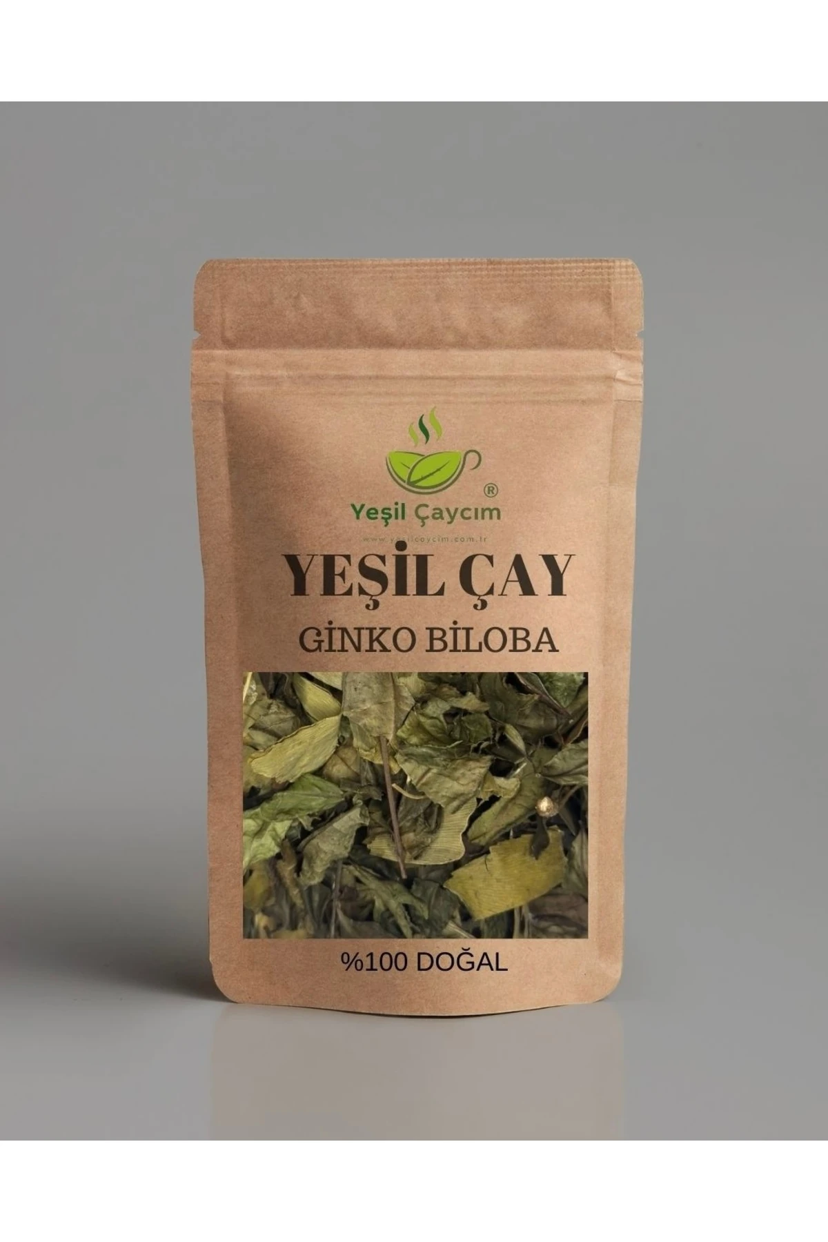 Ginko Biloba Rize Yaprak Yeşil Çay Harmanı Zengin Antioksidan Kaynağı %100 Doğal El Yapımı, 100 GR