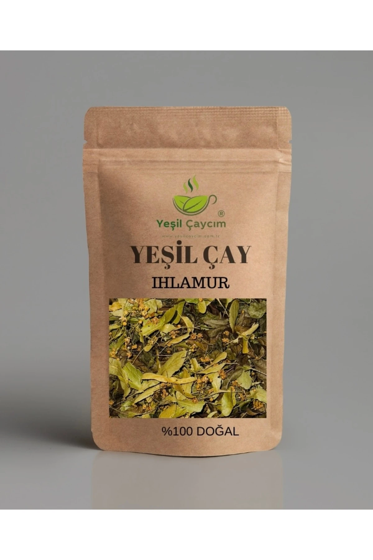 Ihlamur Yaprak Rize Yeşil Çay Harmanı %100Doğal El yapımı50 Gr