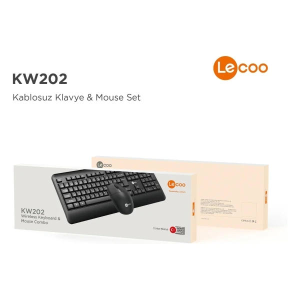 Lenovo Lecoo Kw202 Kablosuz Klavye & Mouse Set