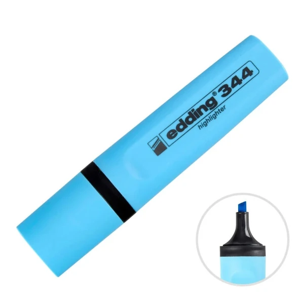 Edding 344 Fosforlu Kalem Mavi