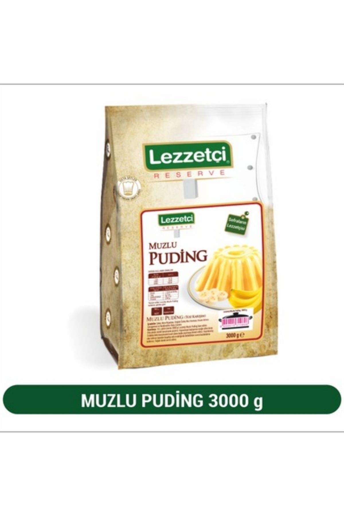 Lezzetçi Muzlu Puding 3kg