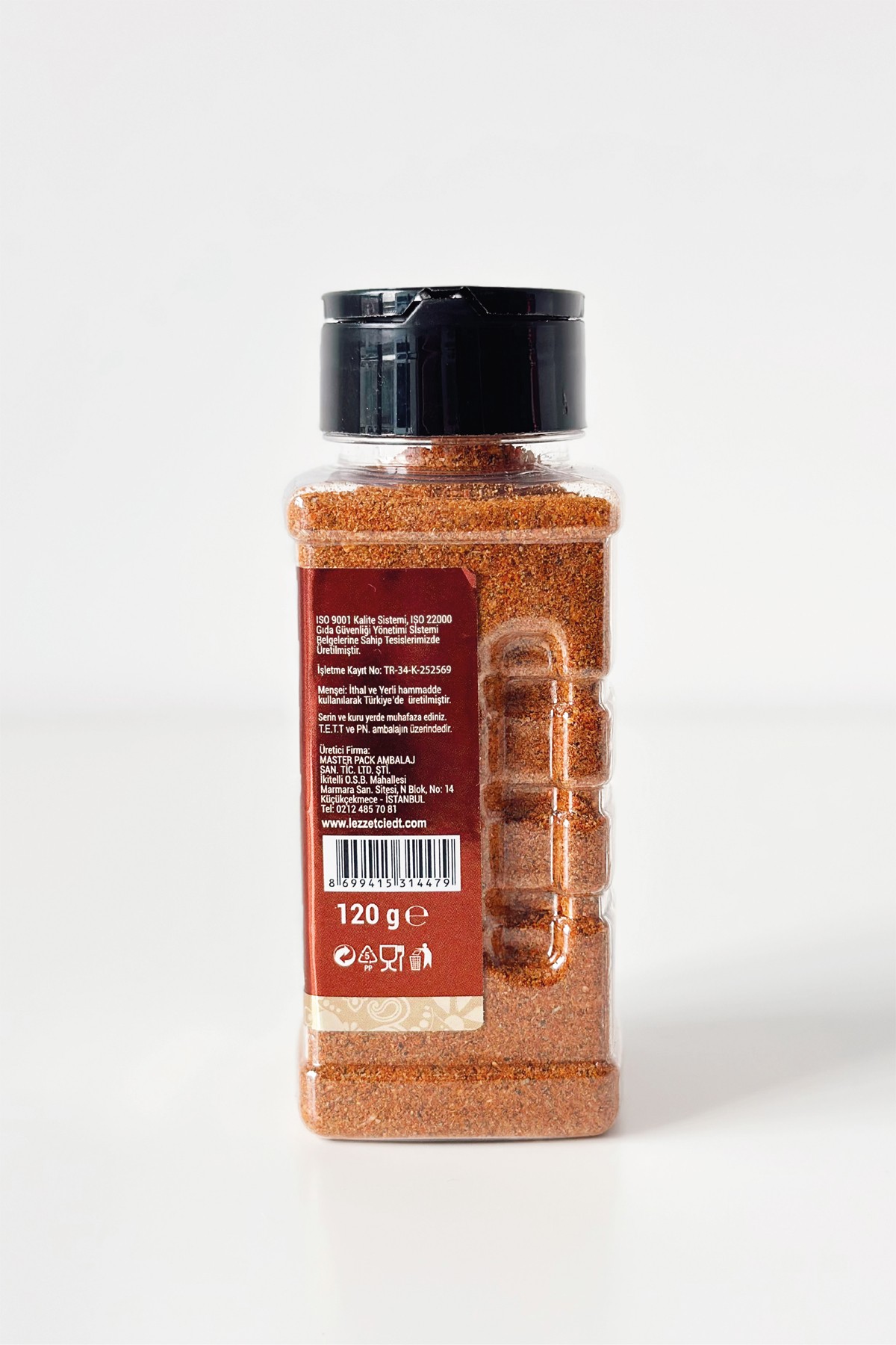 Paprika Spices Et Baharatı 6 x 120 G