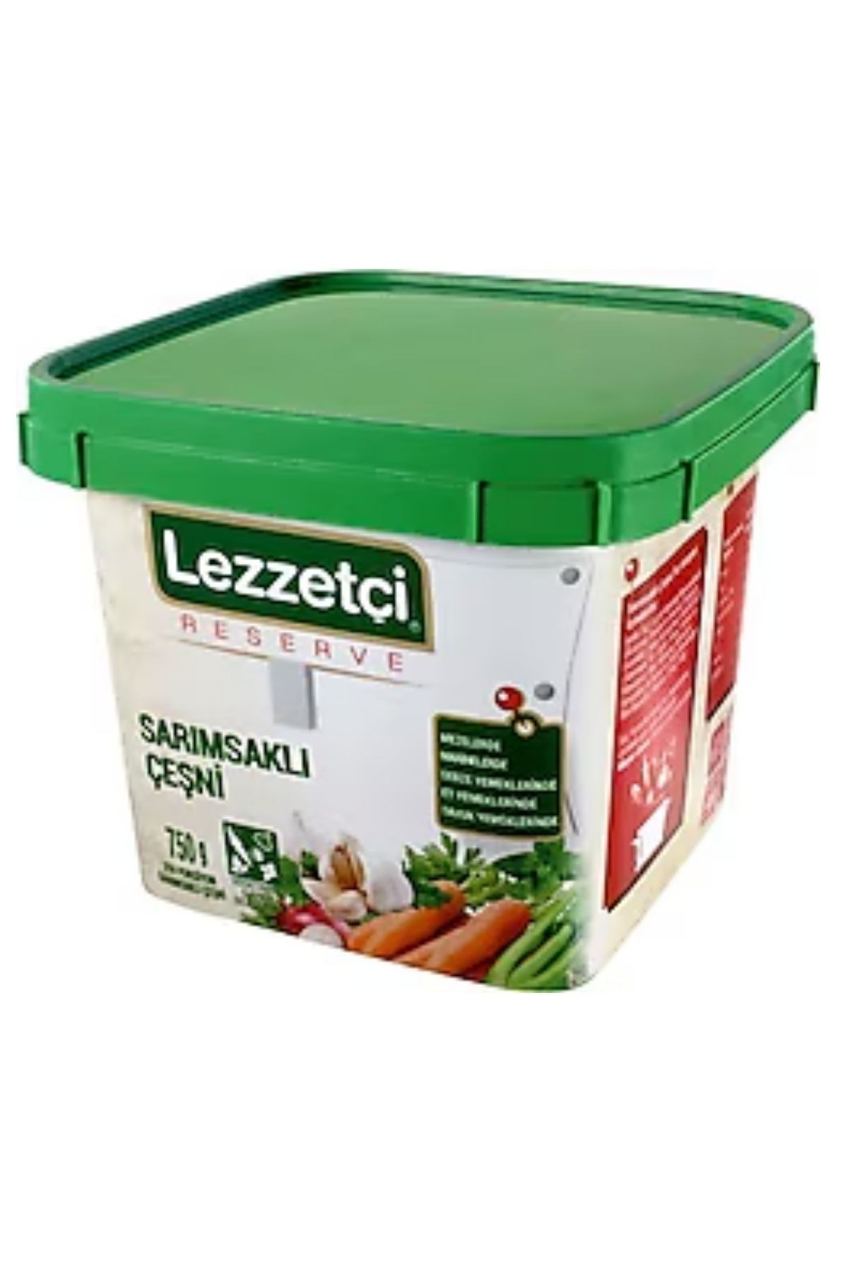 Lezzetçi Sarımsaklı Sebzeli Çeşni 750gr