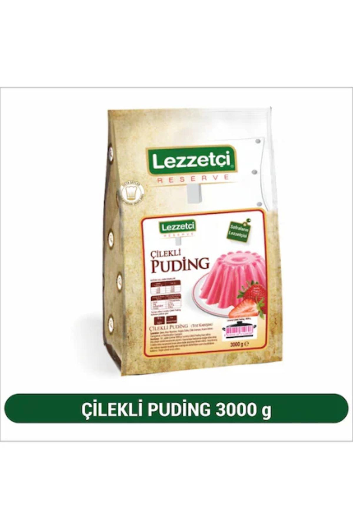 Lezzetçi Çilekli Puding 3kg