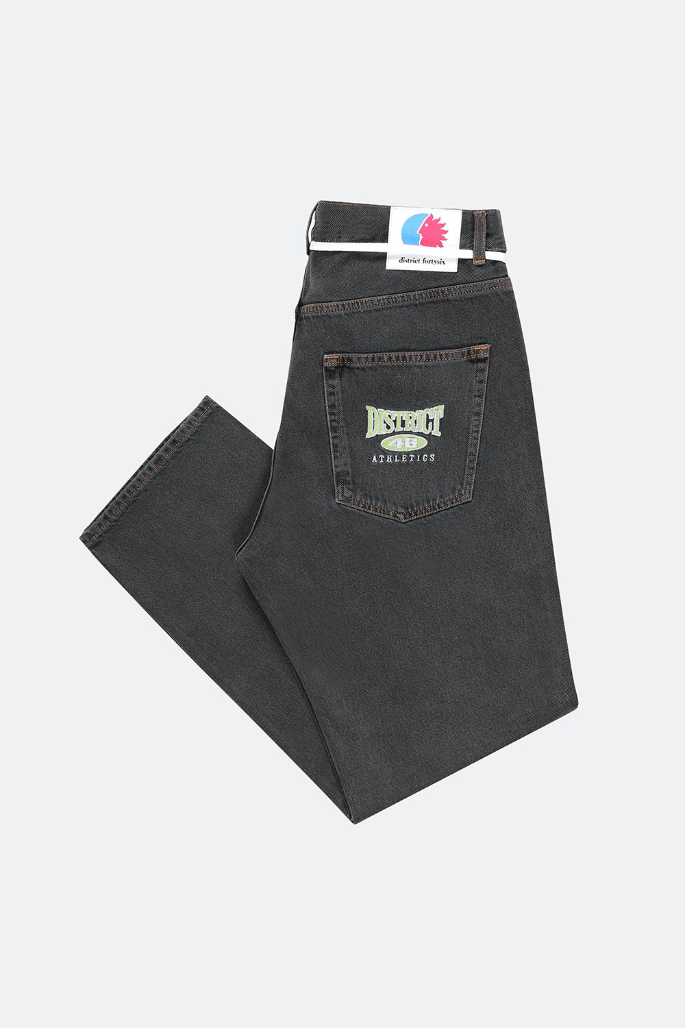 Embroidered Straight Leg Jean (DF-2)