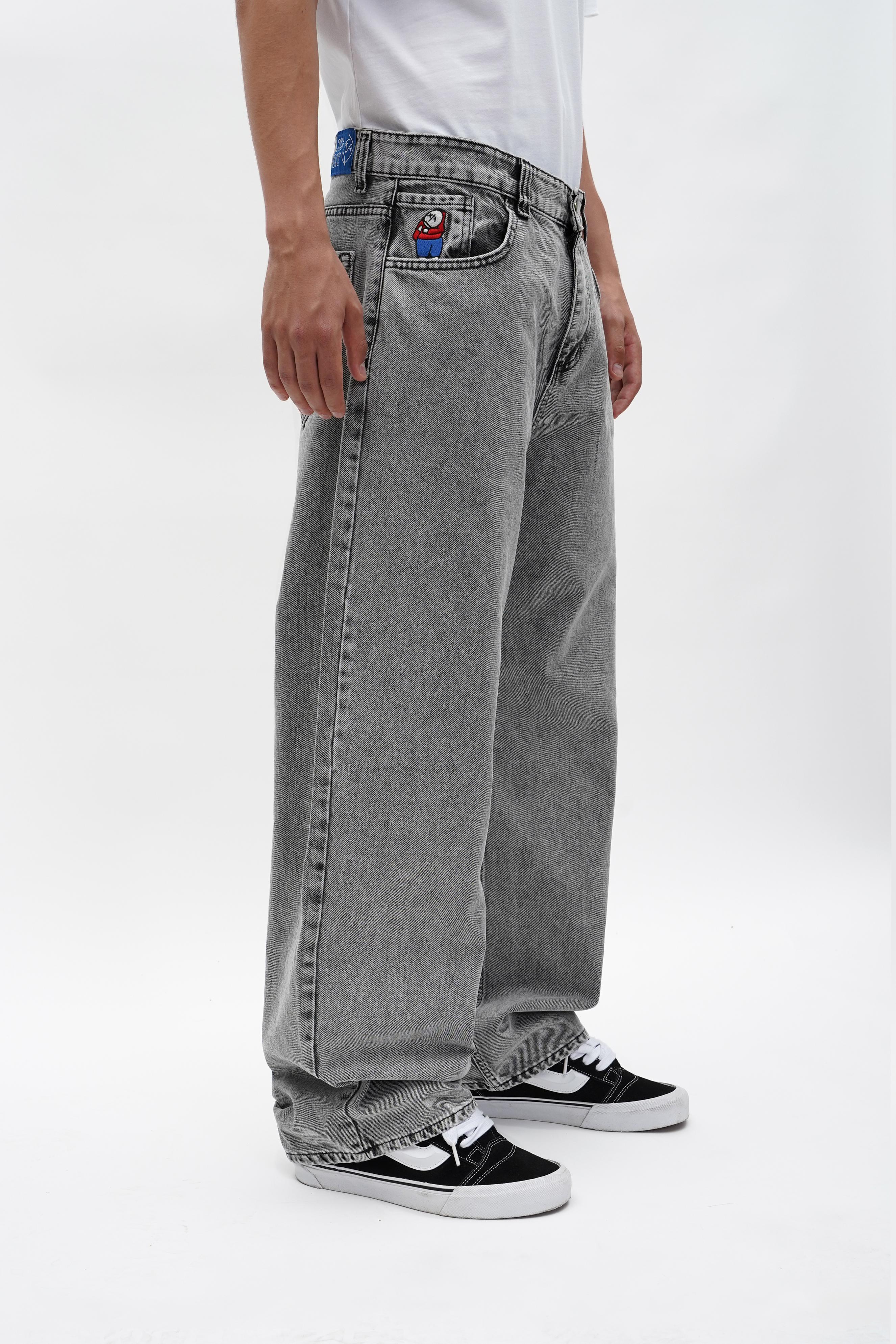 Big Boy Baggy Jeans - Ash Grey