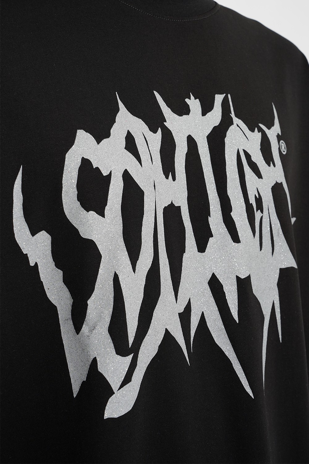 Sohigh Glitter Crew Logo T-Shirt (SHT-1)