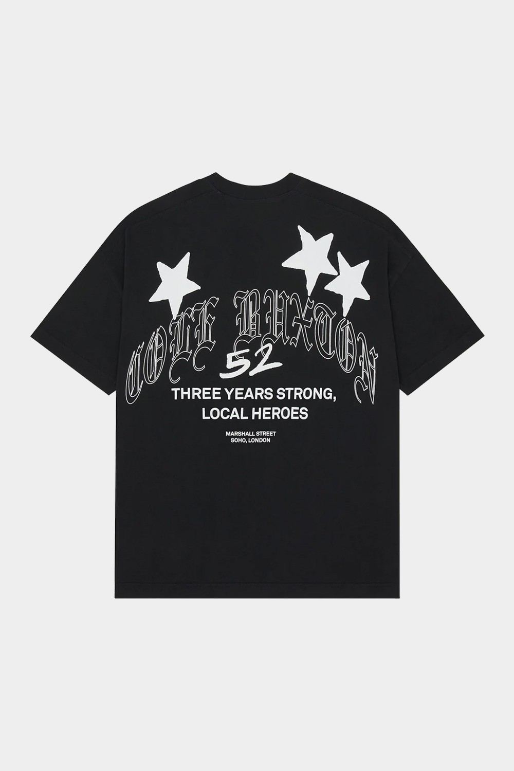 C.B. Oversized Anniversary T Shirt Black (CLBXT6)