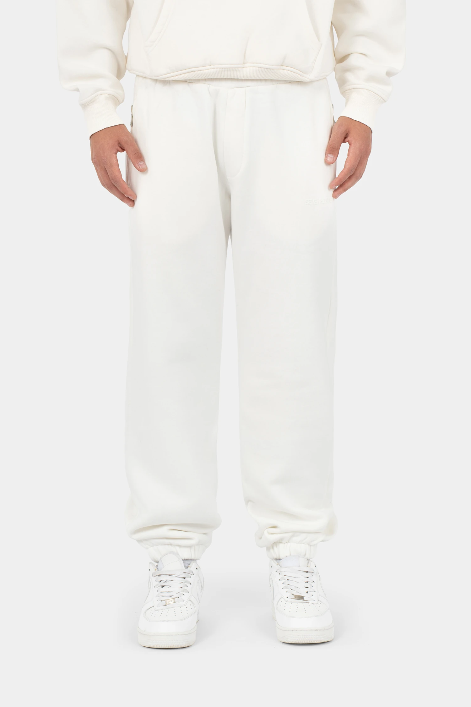 420gsm Heavy Blank Jogger - Cream