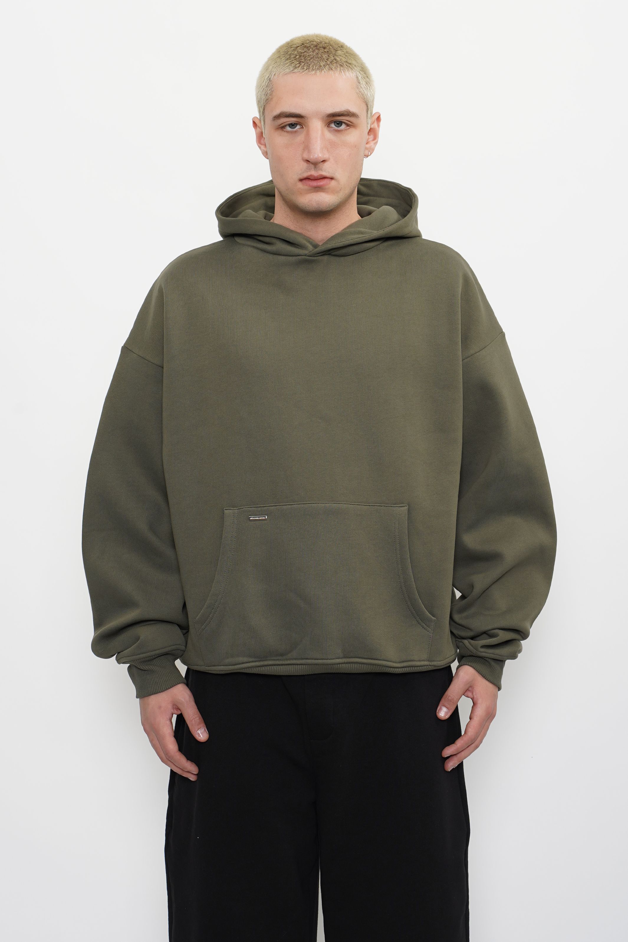 420gsm Heavyweight Blank Hoodie - Khaki