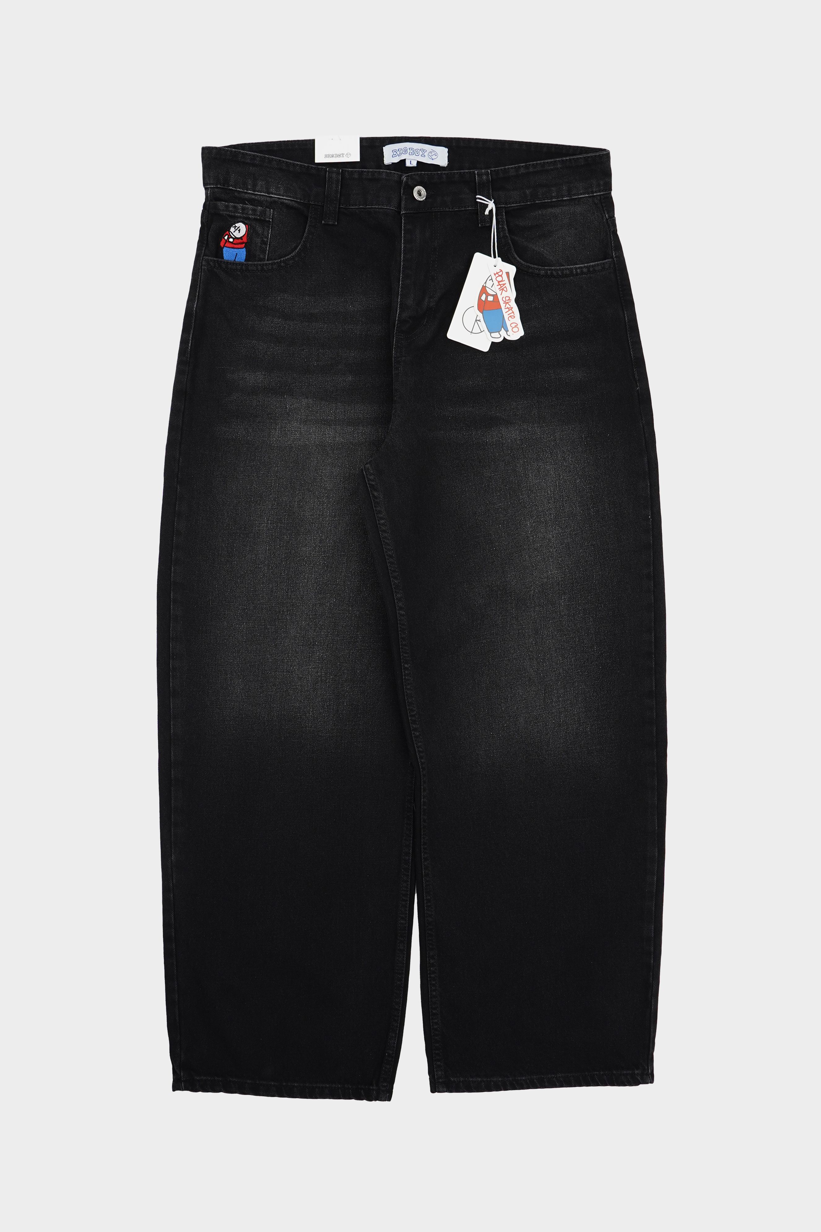 Big Boy Baggy Jeans - Silver Black