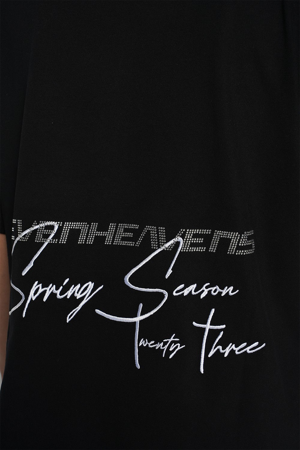 S.Heavens Oversized Rhinestone T-Shirt