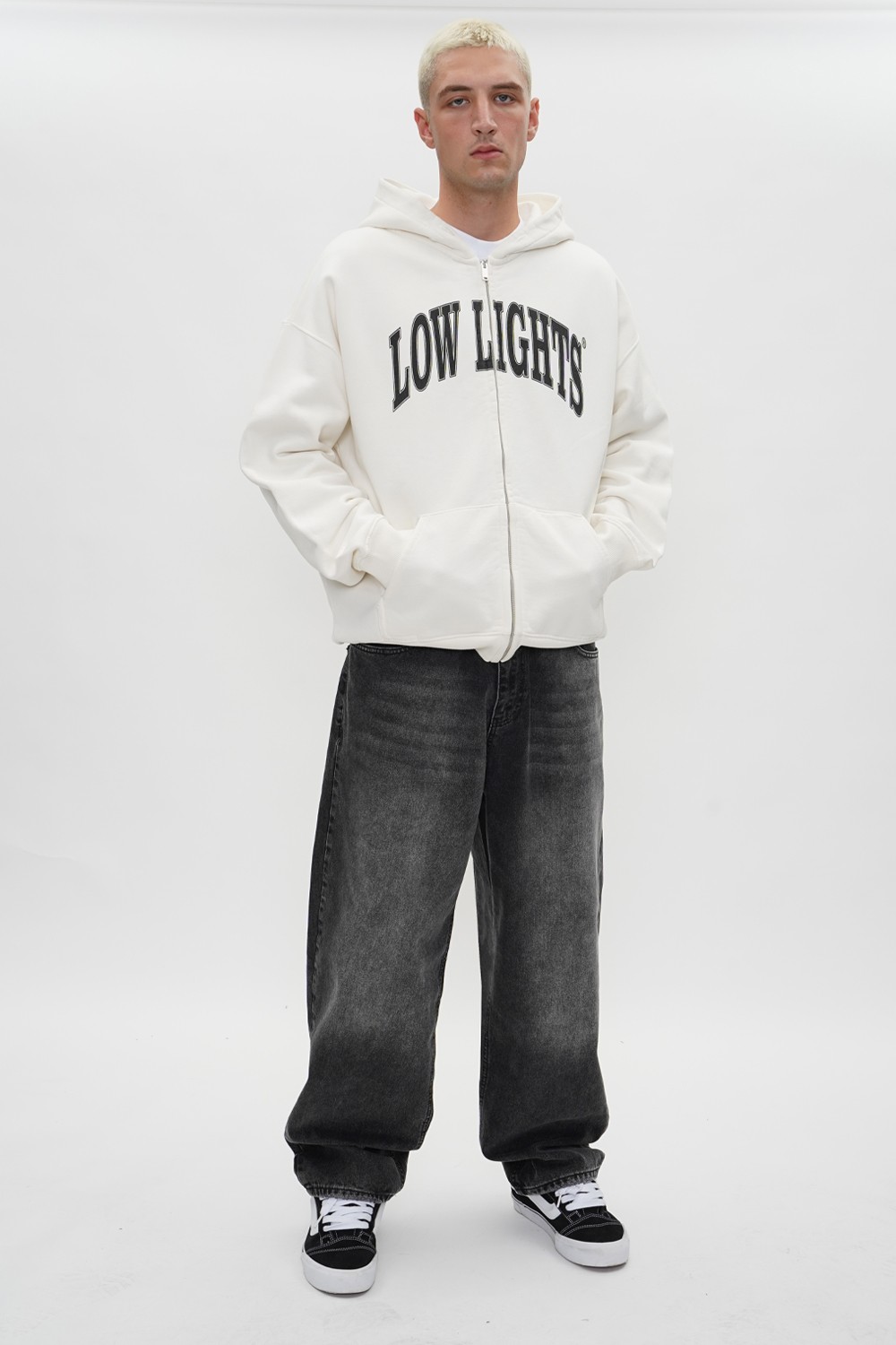 L.L.S. Oversized College Zip Hoodie (LLS-27)