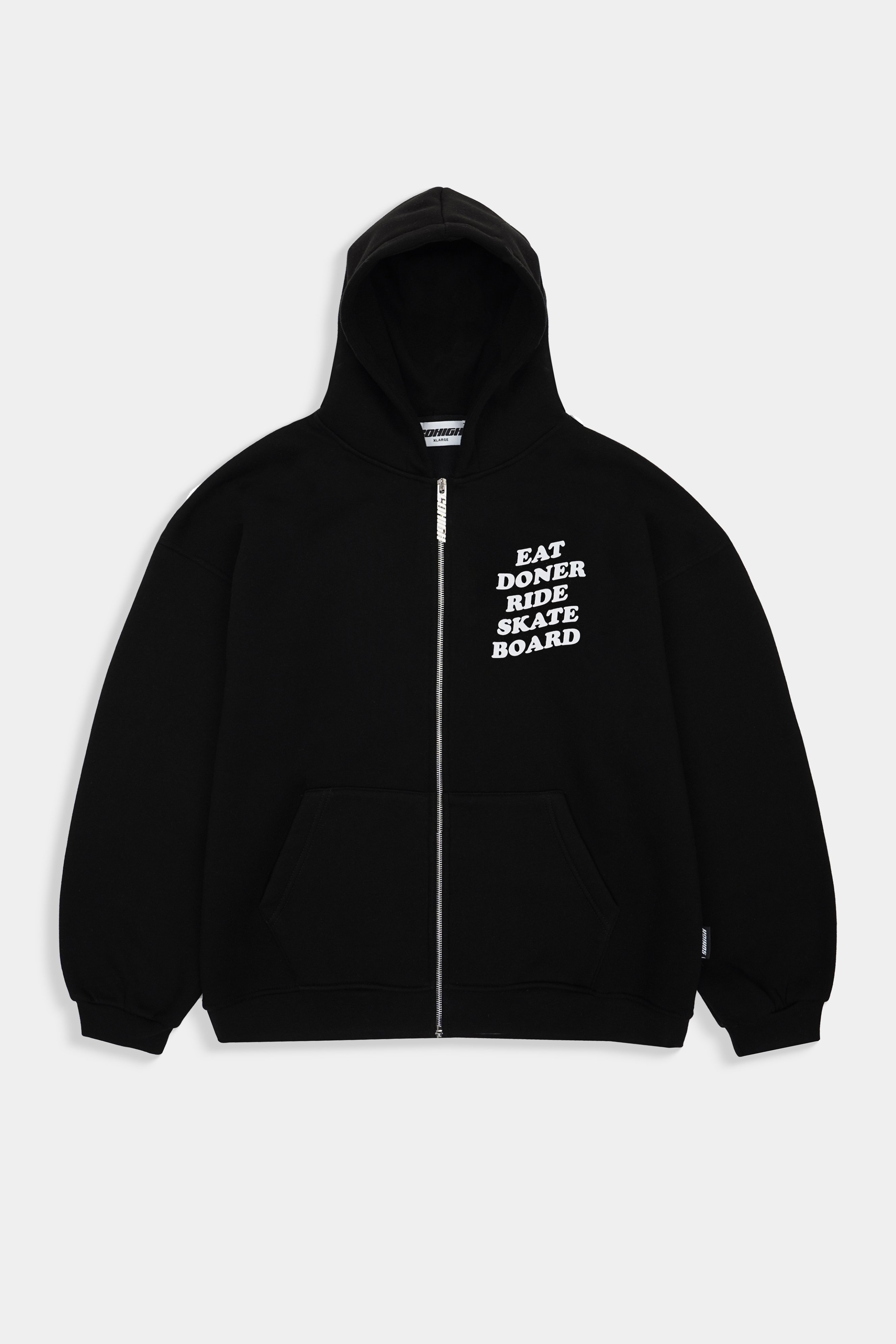 Sohigh Boxy Fit E.D.R.S V3 Zip Hoodie