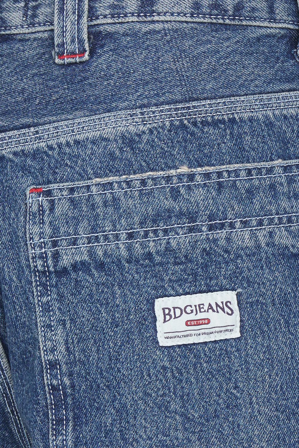 BDG Longline Denim Jorts - Indigo