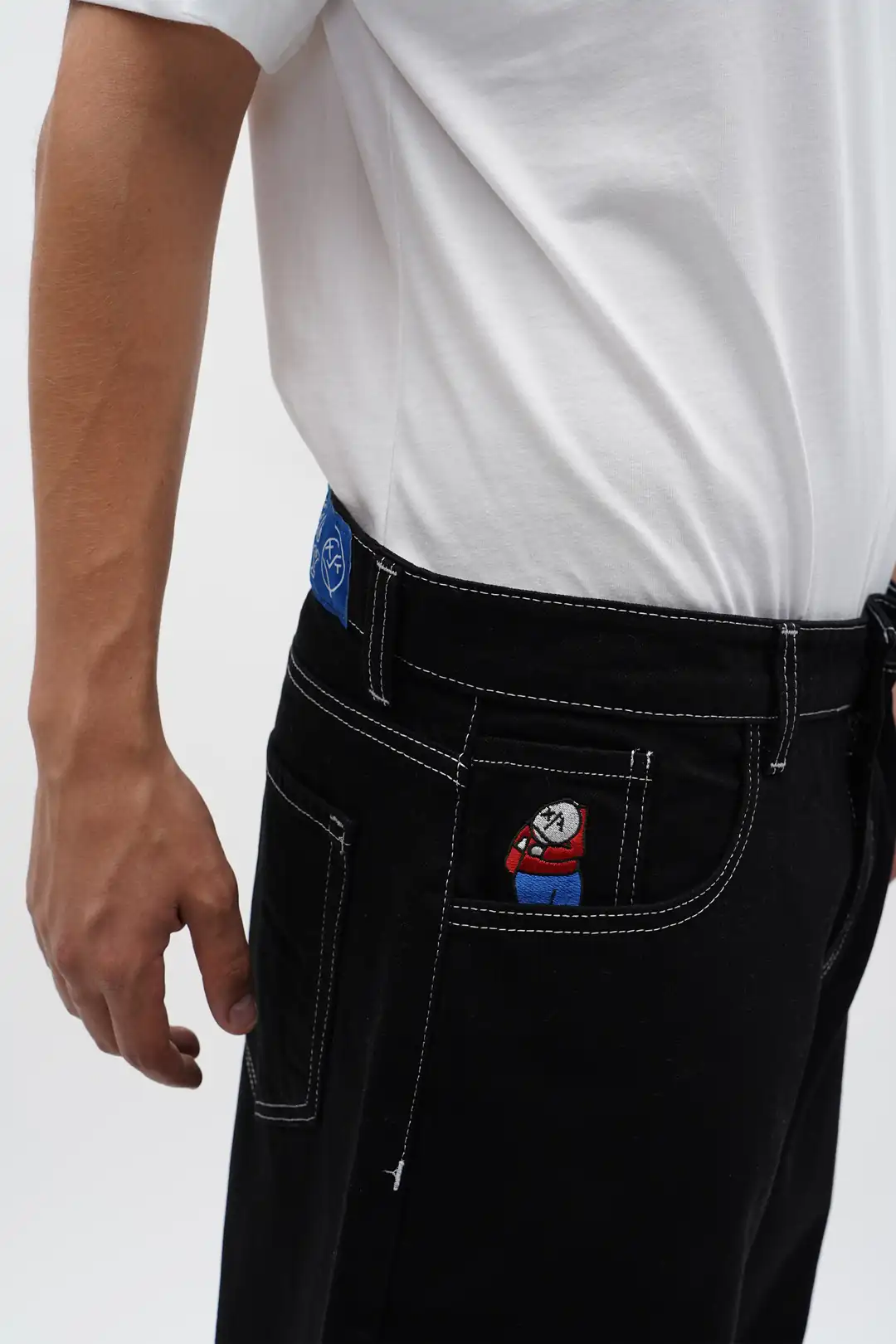 bigboy ブラック POLAR SKATE CO. BIG BOY JEANS PITCH BLACK 【 ポーラー ビッグ