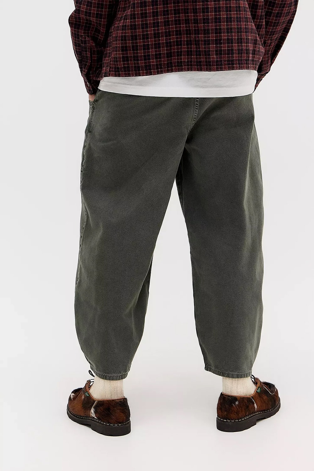 BDG Cacoon Crop Canvas Trousers