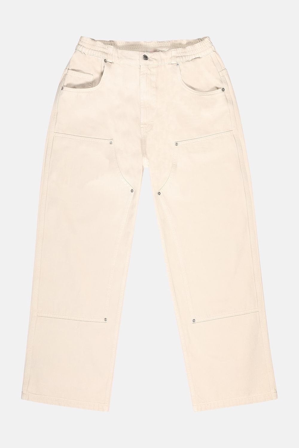 District 46 Shoplifter Double Knee Pant - Off White