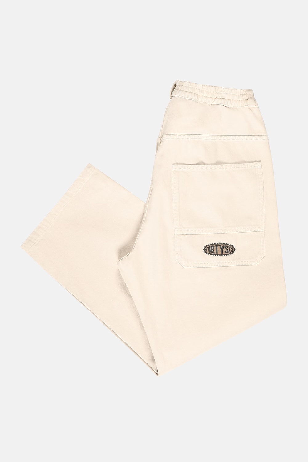 District 46 Shoplifter Double Knee Pant - Off White
