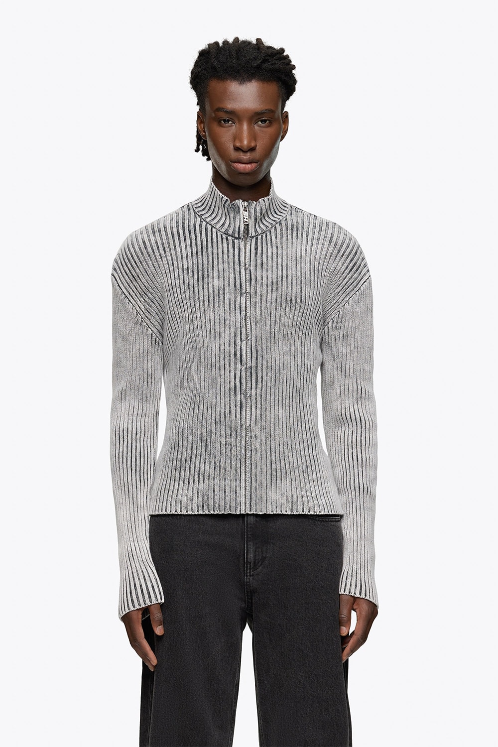 S.Heavens Knit Jacket - Acid Stone