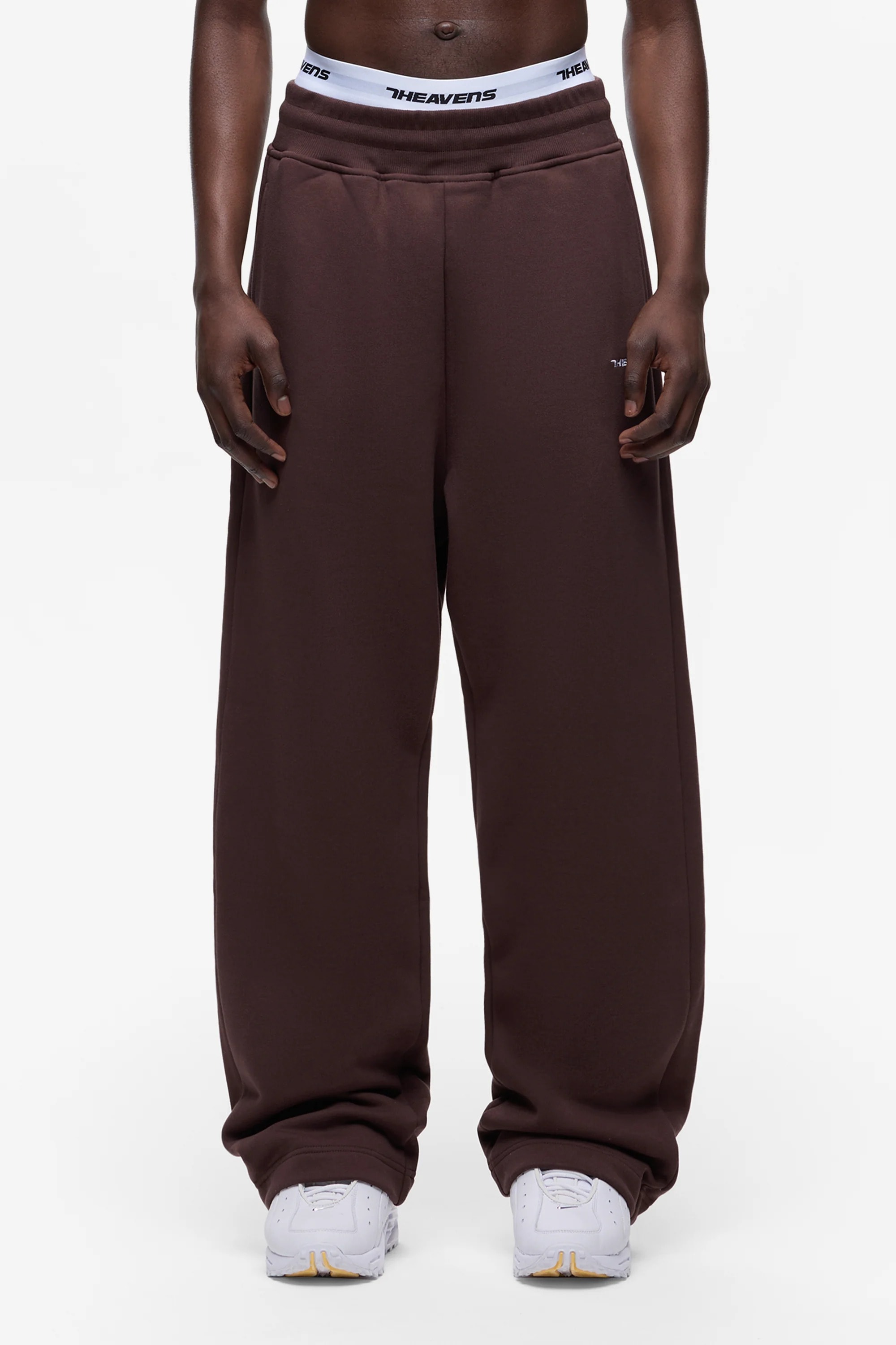 420gsm Open Leg Jogger - Chocolate