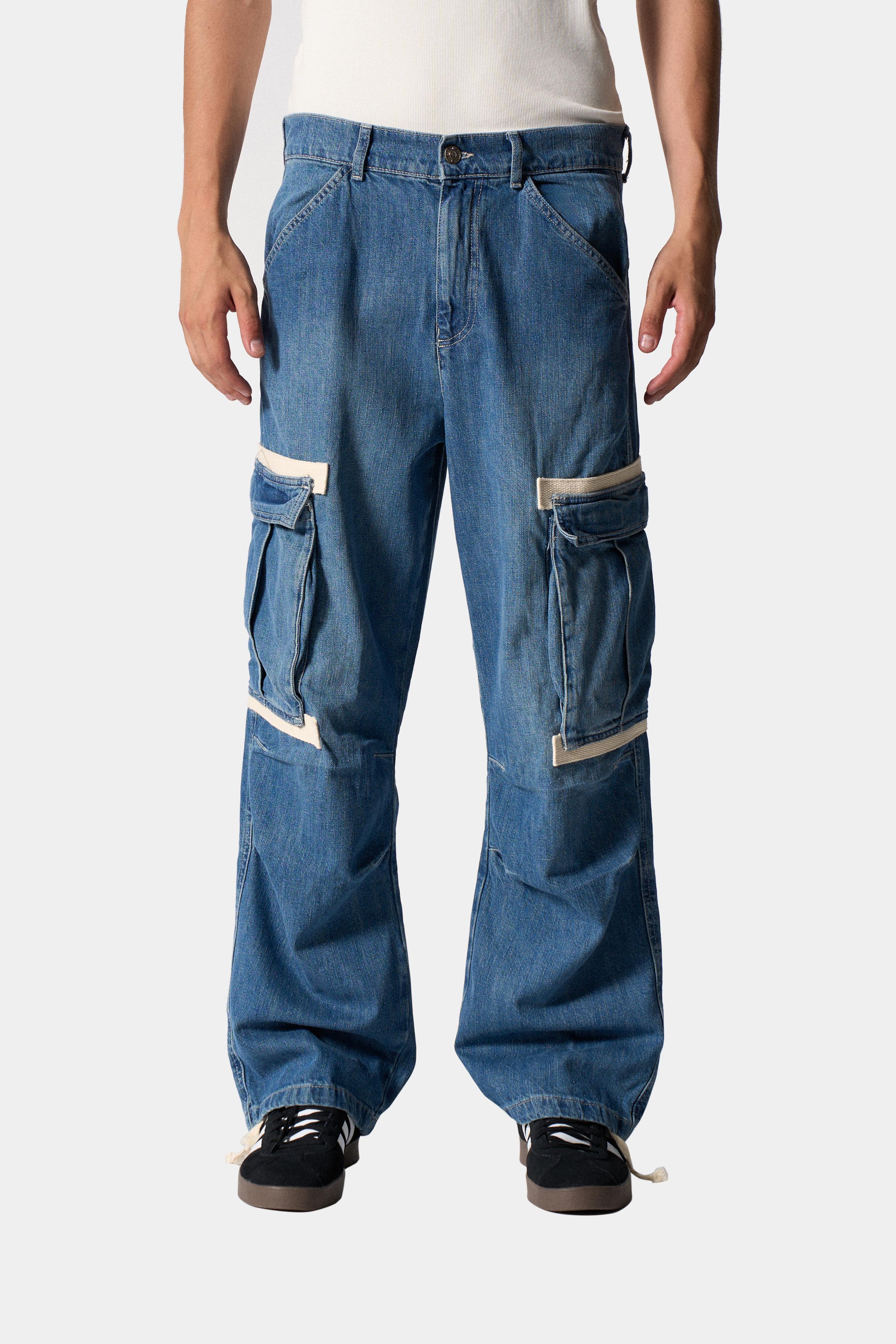 Baggy Skate Cargo Jeans (URBN-12)