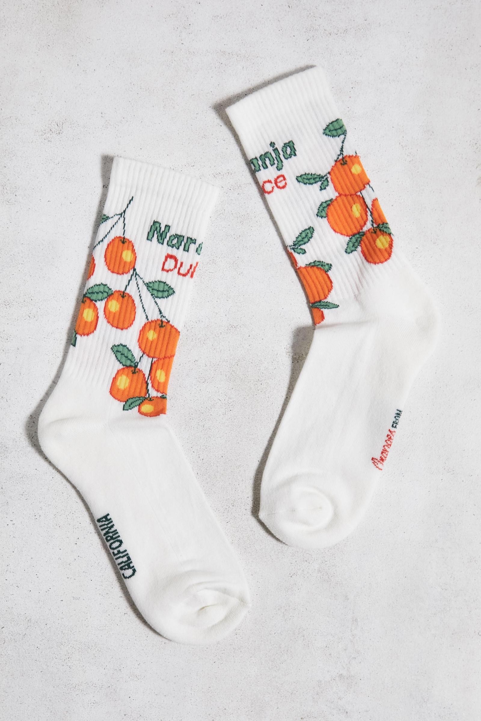 U.O. Oranges Crew Socks (UO-41)