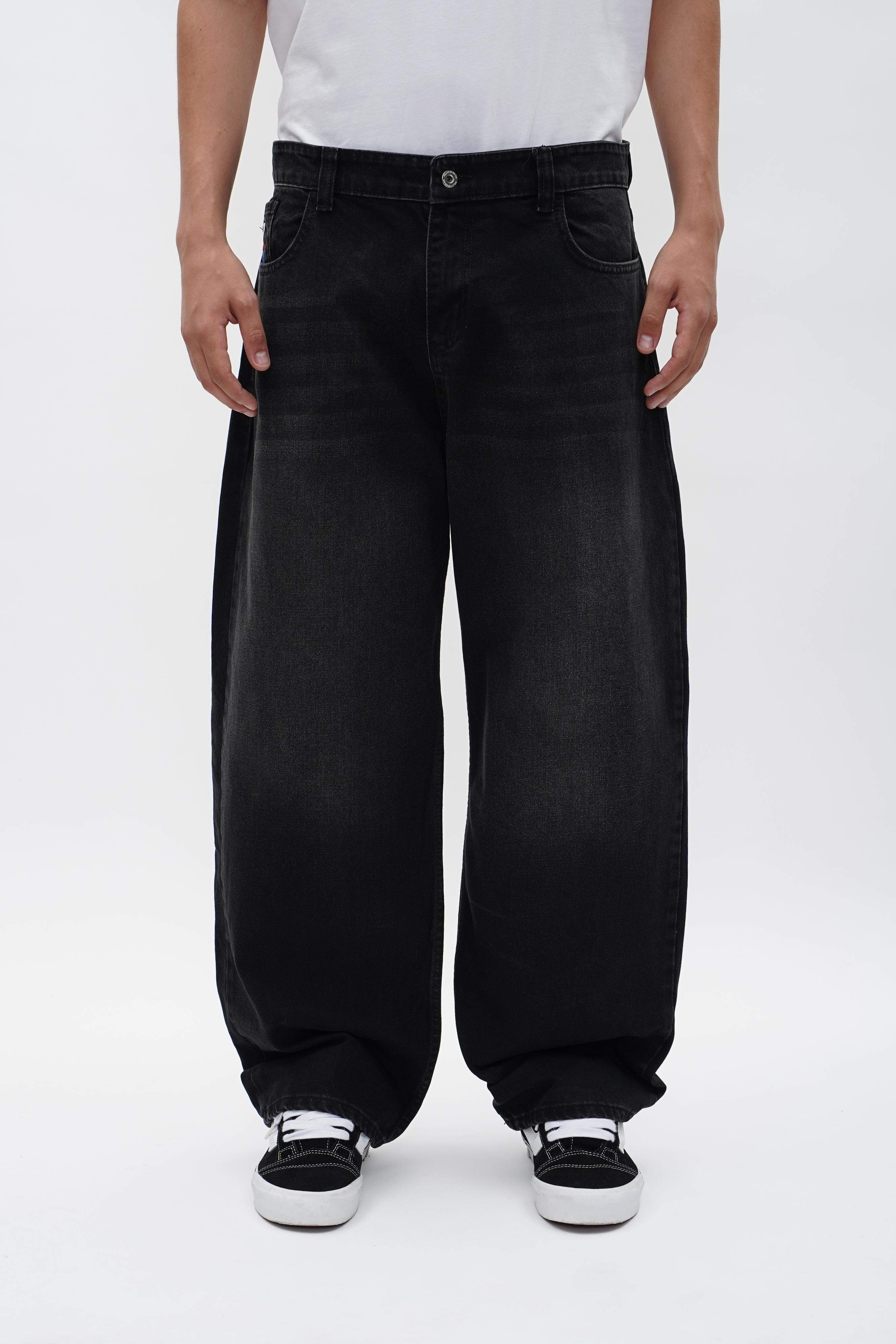 Big Boy Baggy Jeans - Silver Black