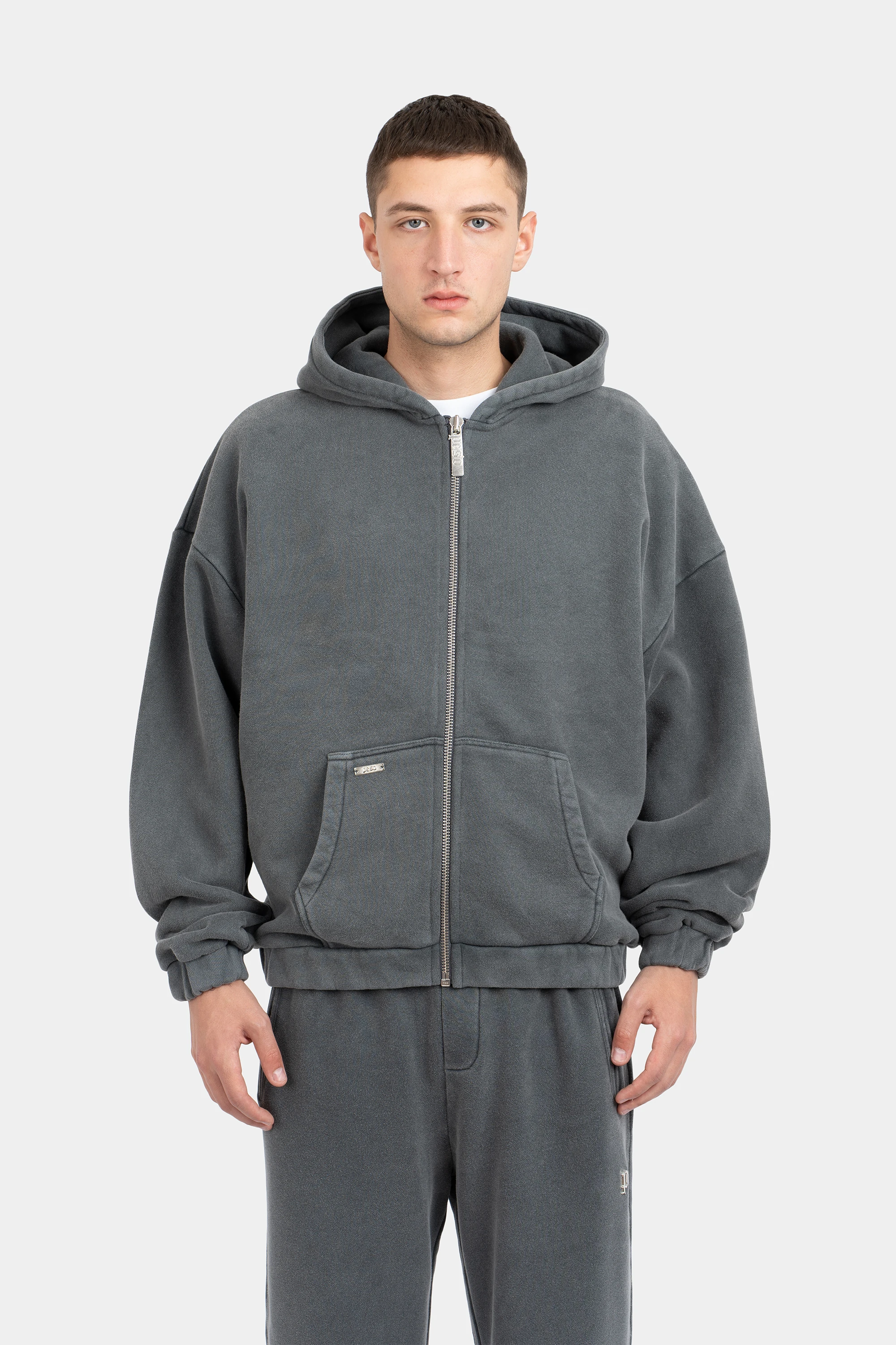 P.Clo Heavyweight Raws Zip Hoodie