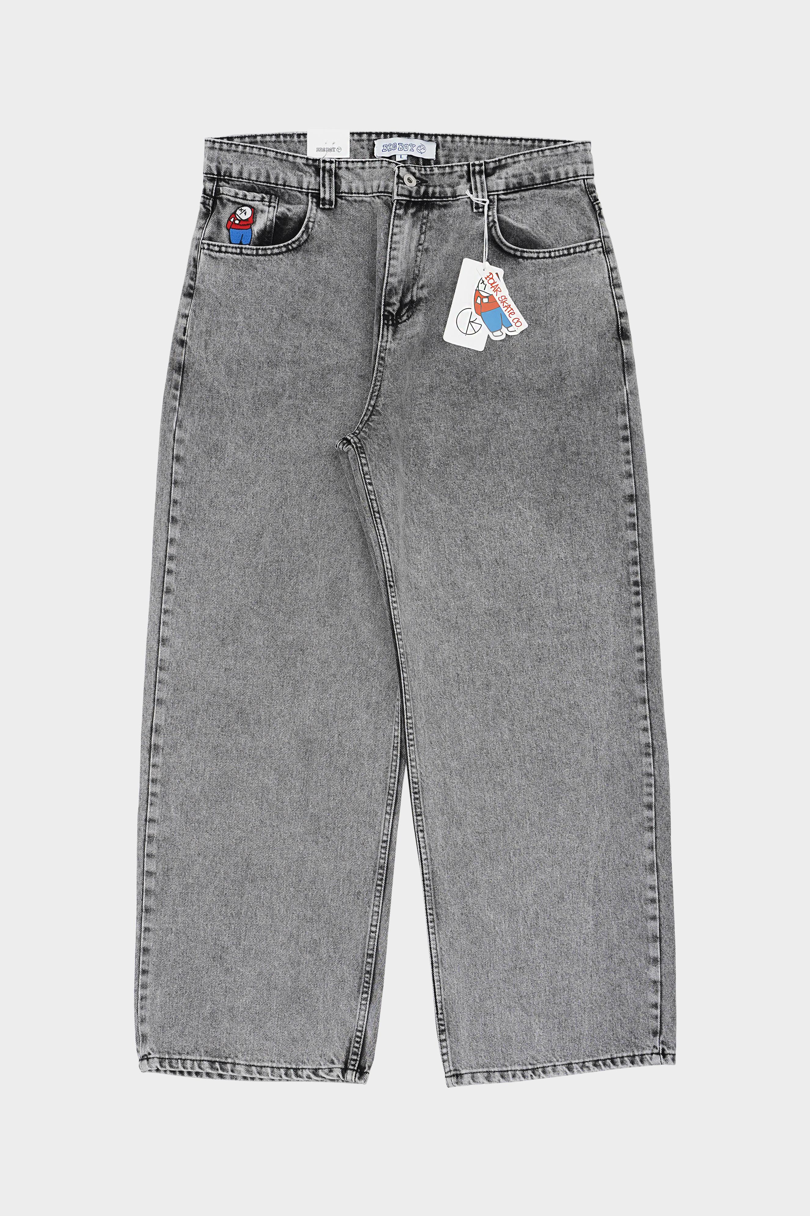 Big Boy Baggy Jeans - Ash Grey