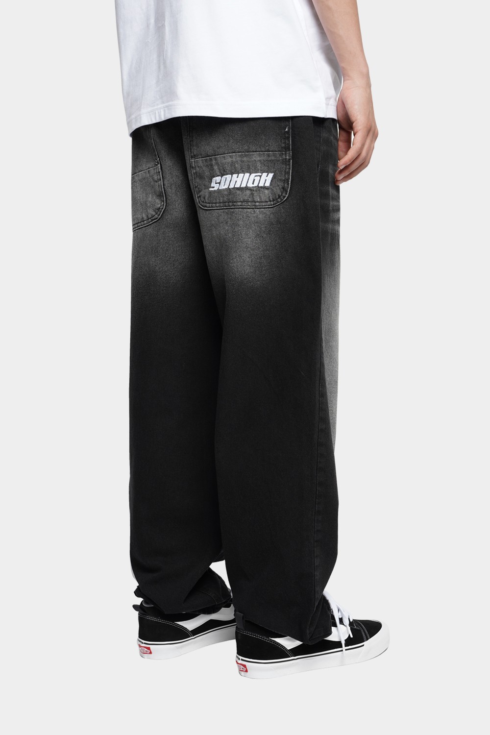 Baggy Skate Jeans - Black Tint (SHBS-3)