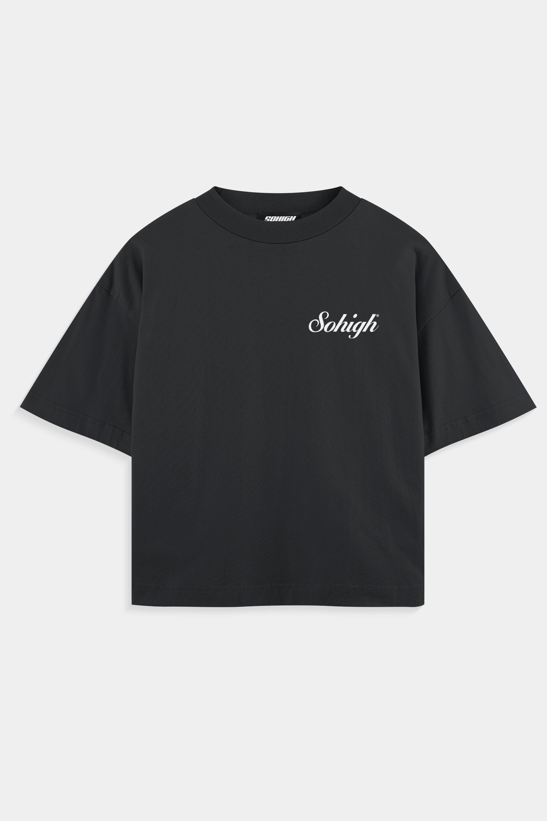 Sohigh Heavyweight Luxury Essential T-Shirt  - Füme