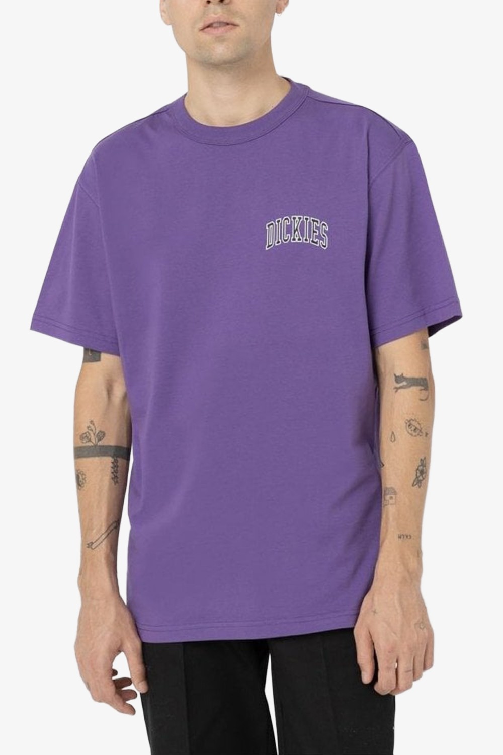 Aitkin Chest Logo T-Shirt - Purple