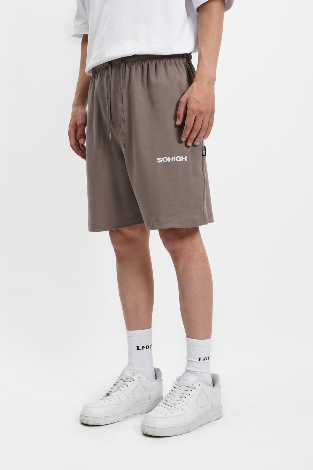 Sohigh Oversized Beige Shorts (RT-3)