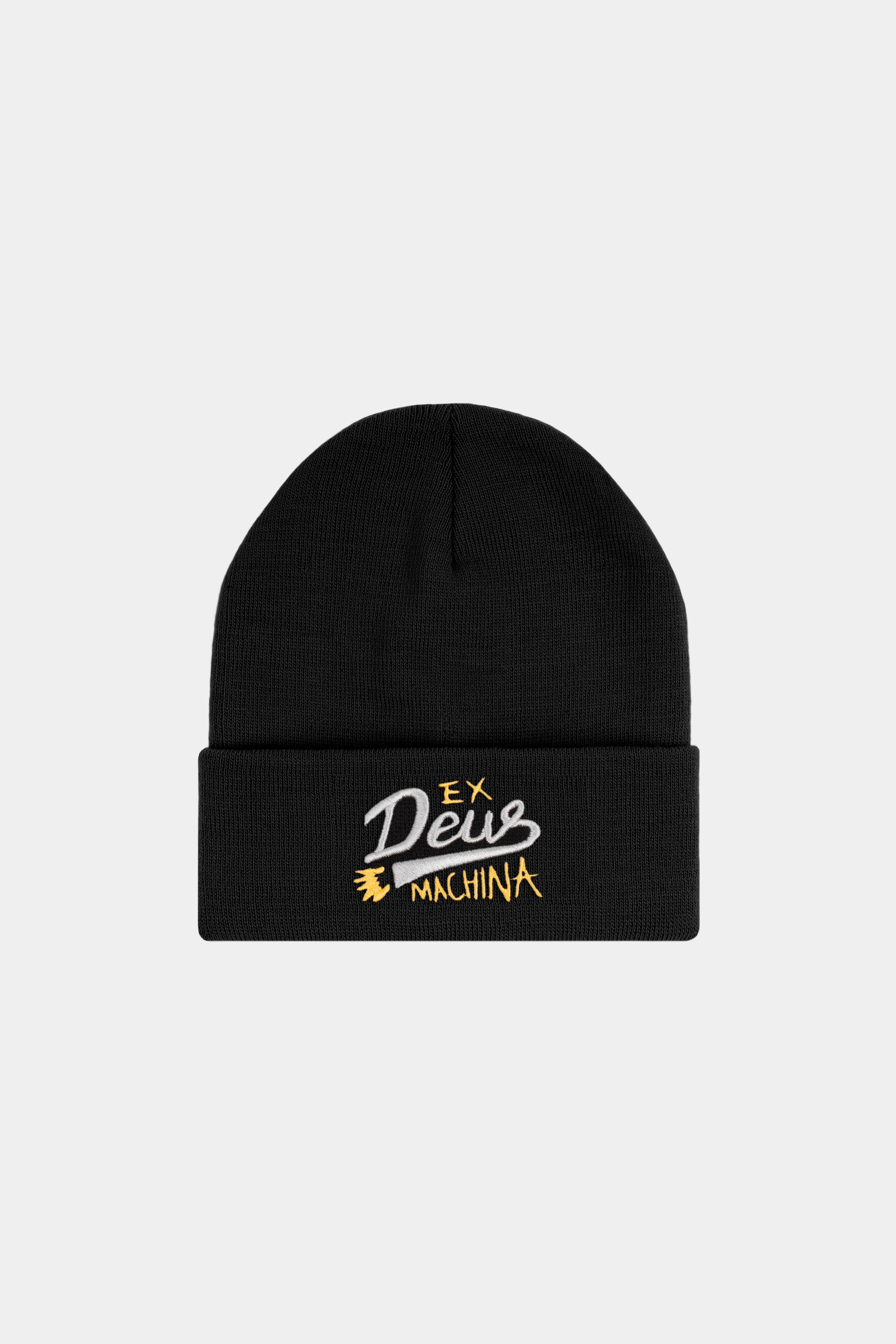 D. Ex Machina Knit Cuffed Bere - Black 2