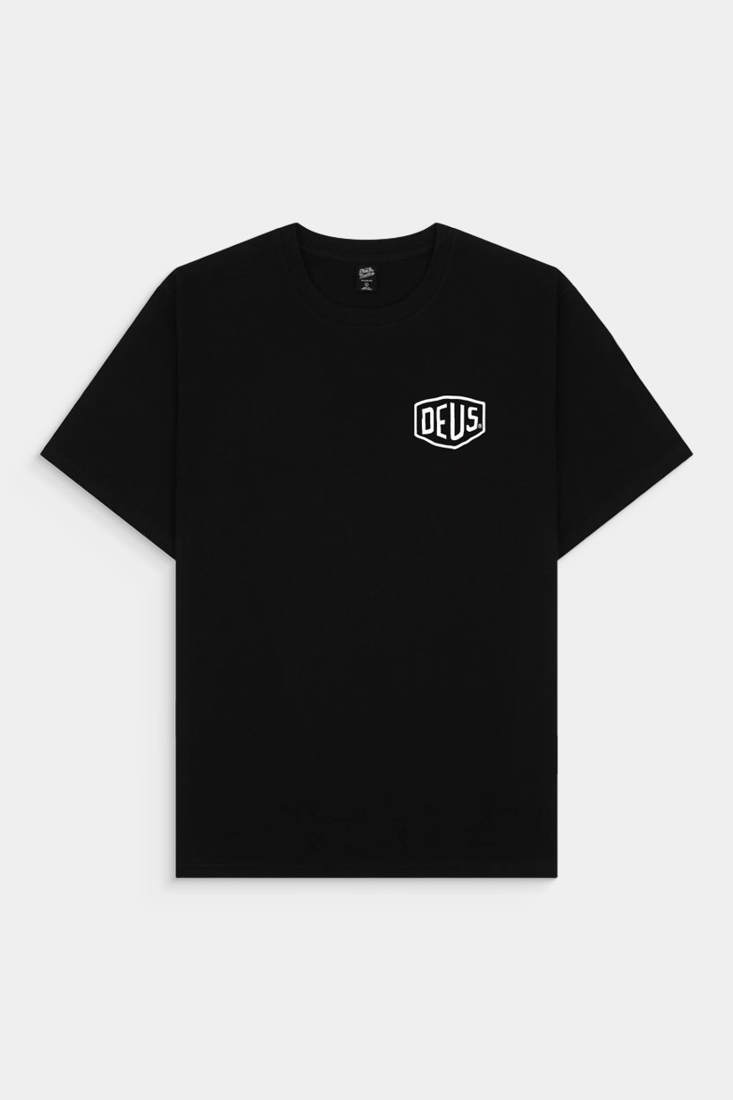 D. Ex Machina Venice Address T-Shirt - Siyah