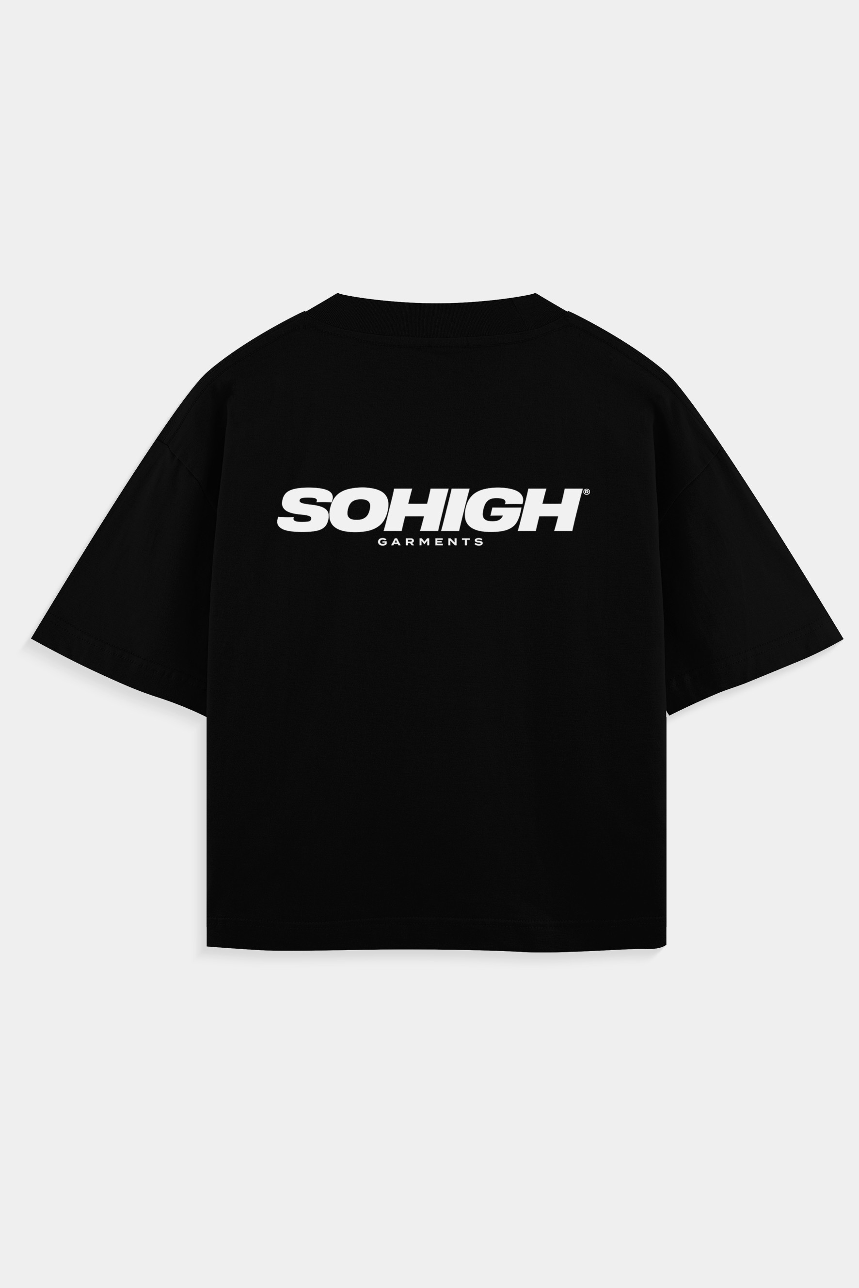 Heavyweight Sohigh Garments T-Shirt  - Siyah