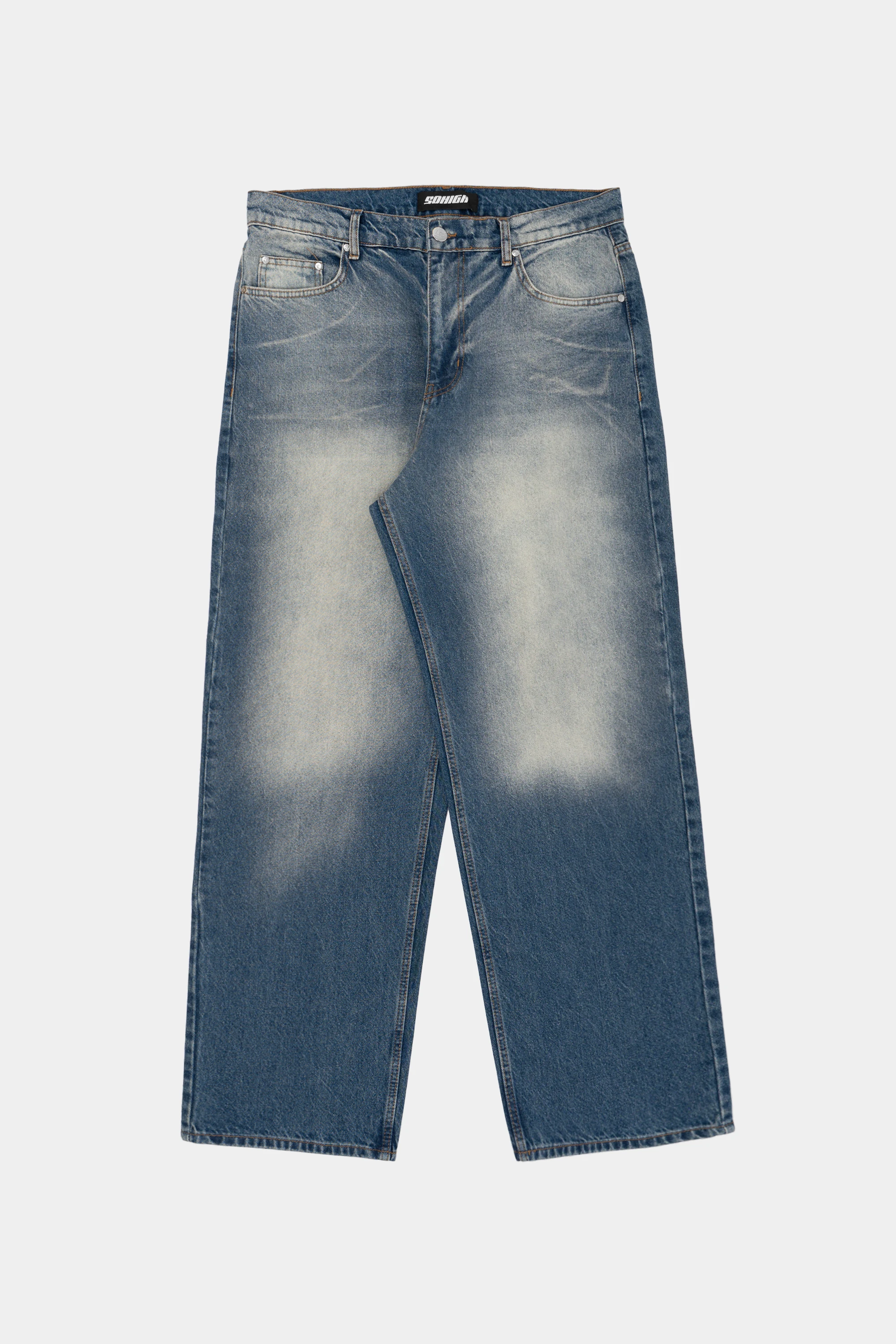 Sohigh Big Ol' Baggy Jeans - Vintage Blue