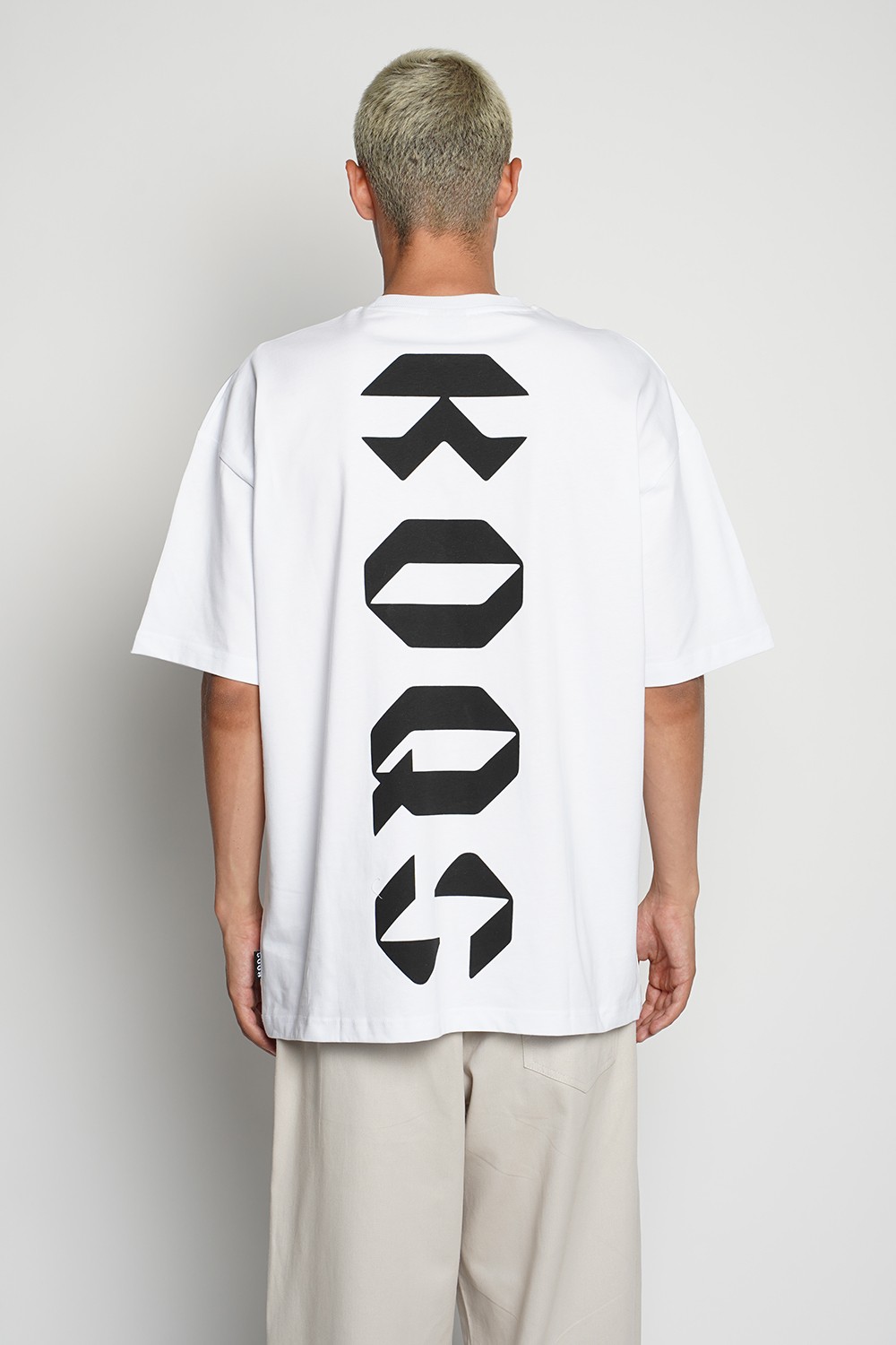 Koqs Oversized White T-Shirt (KOQS2)