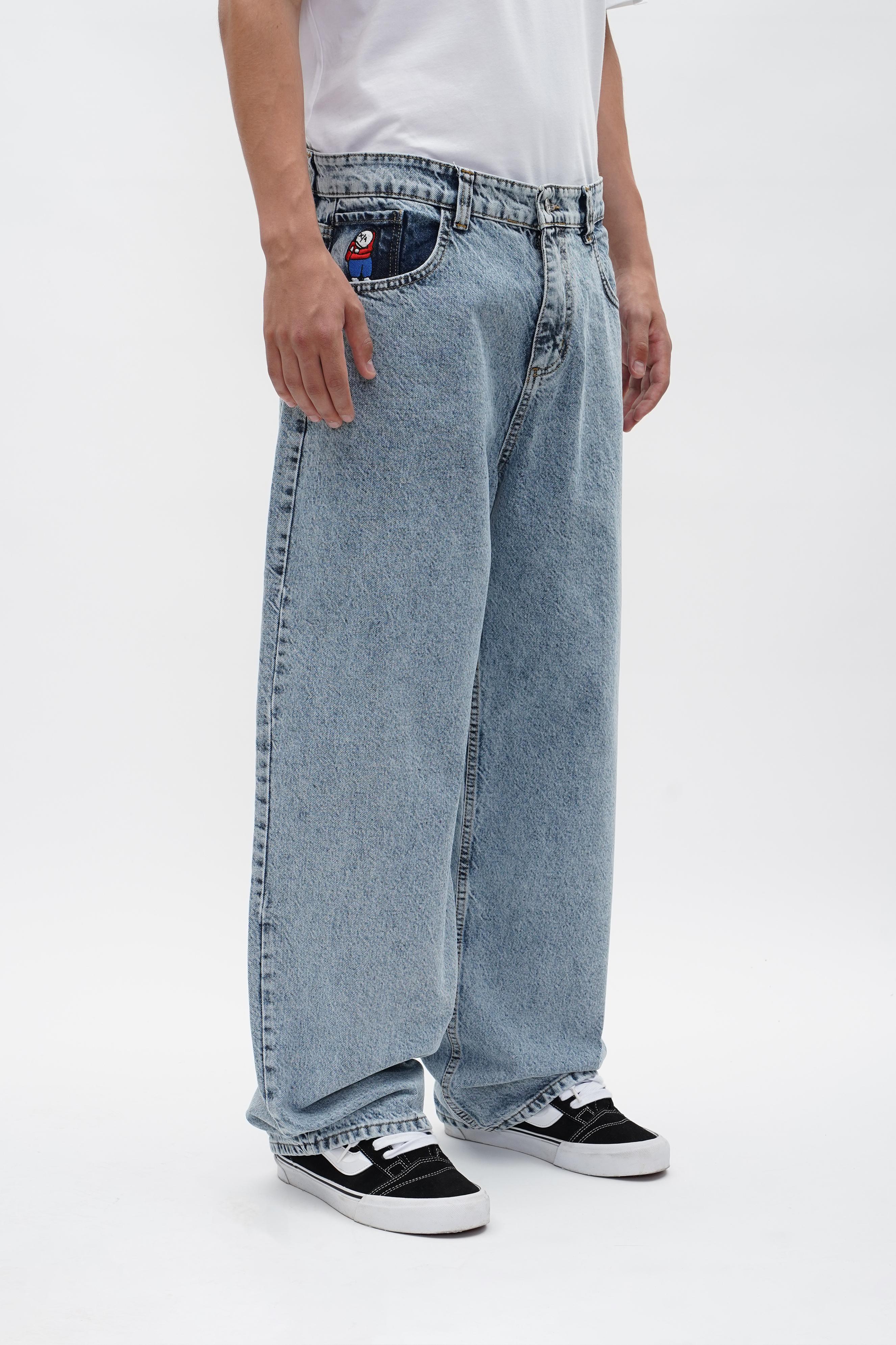 Big Boy Baggy Jeans - Light Blue