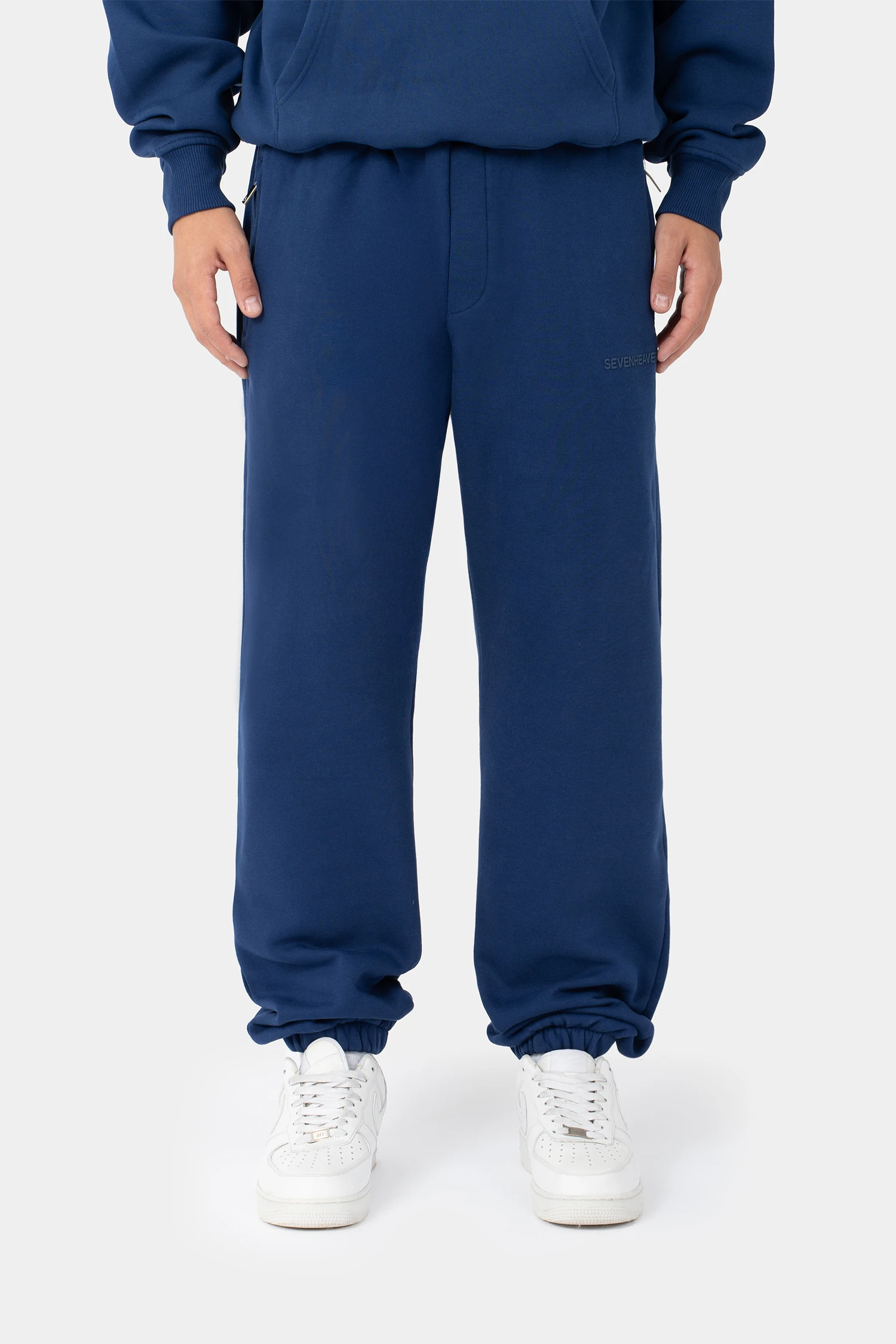 420gsm Heavy Blank Jogger - Ocean Blue
