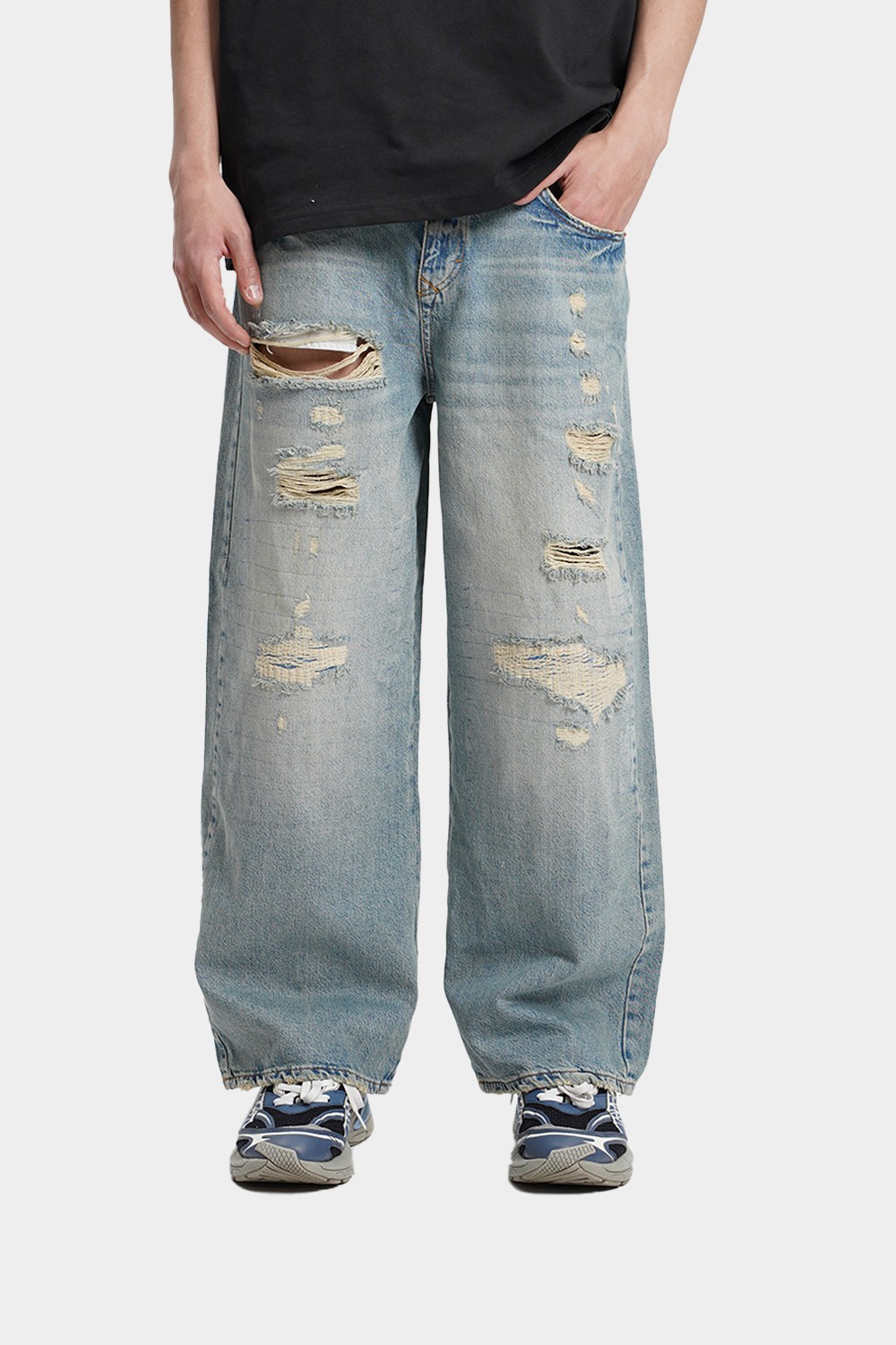 Vintage Rip Jaya Baggy Jeans (URBN-B-221)