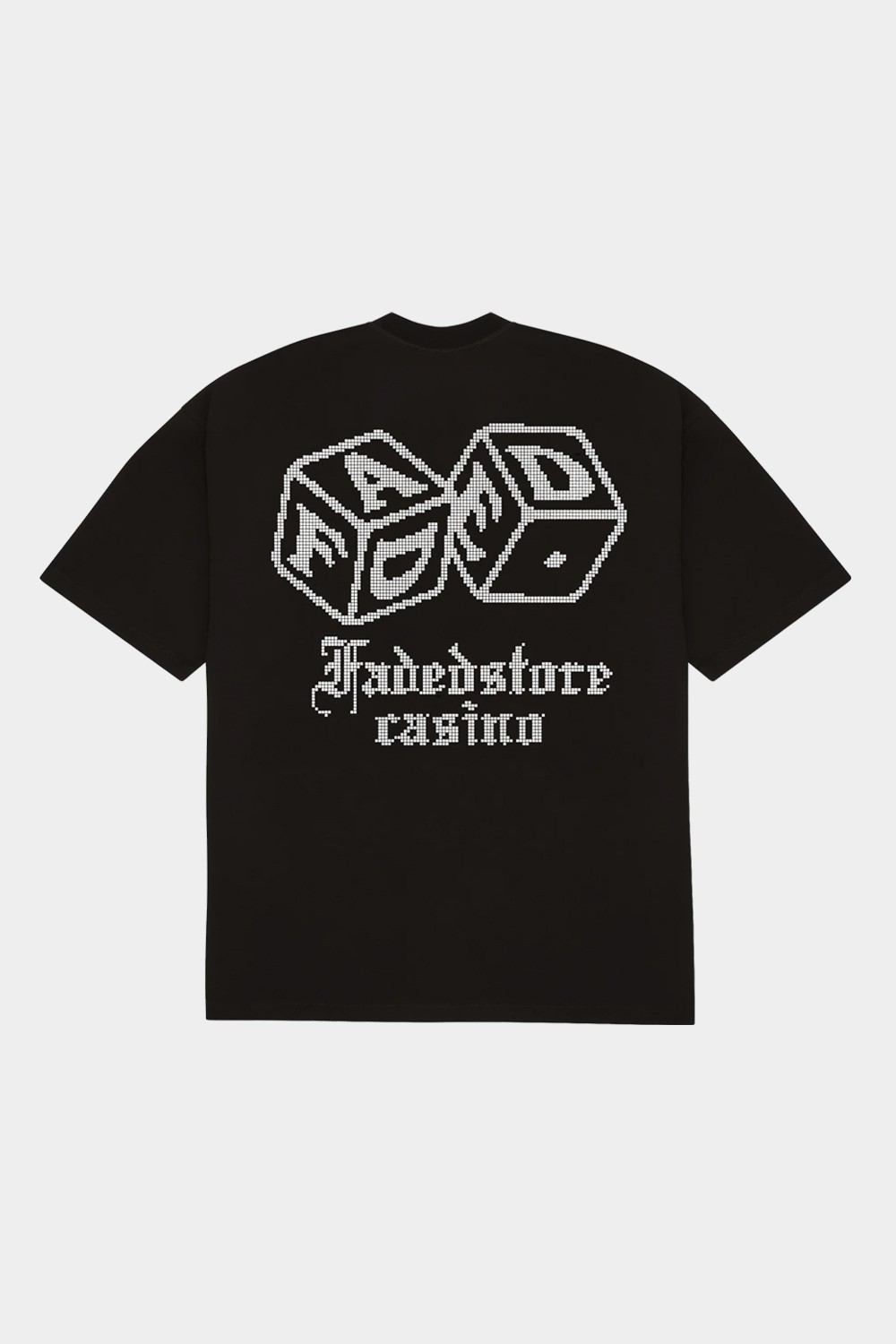 Faded Casino T Shirt Black (FD32)