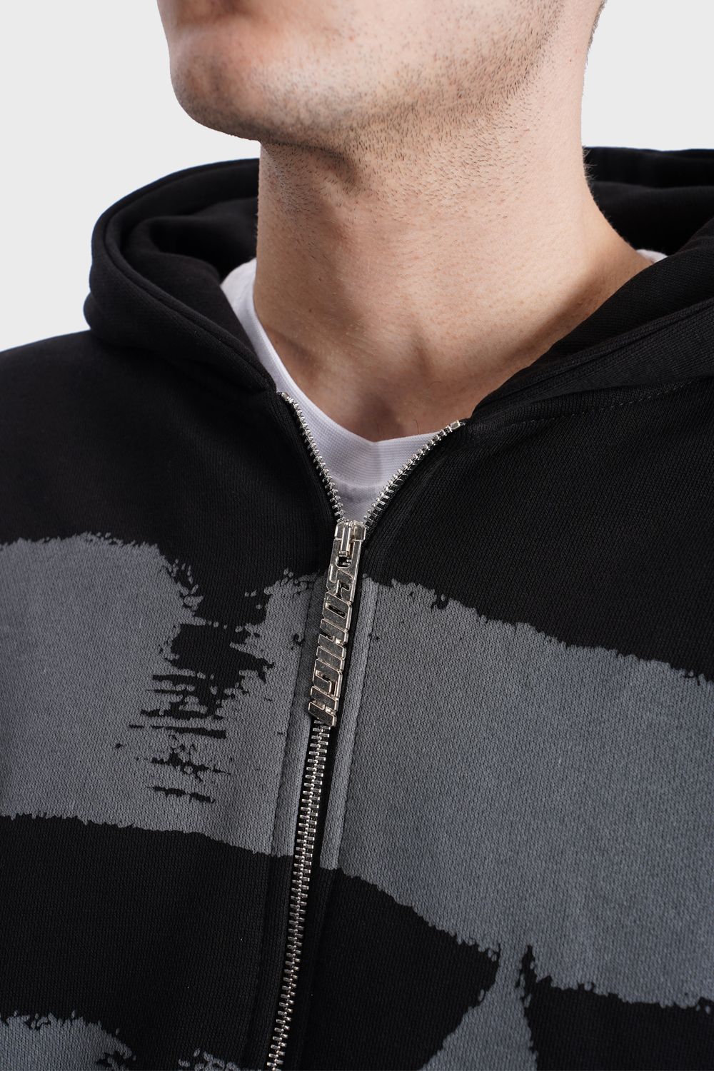 550gsm Chaotic Face Zip Hoodie (SH-DZ7)