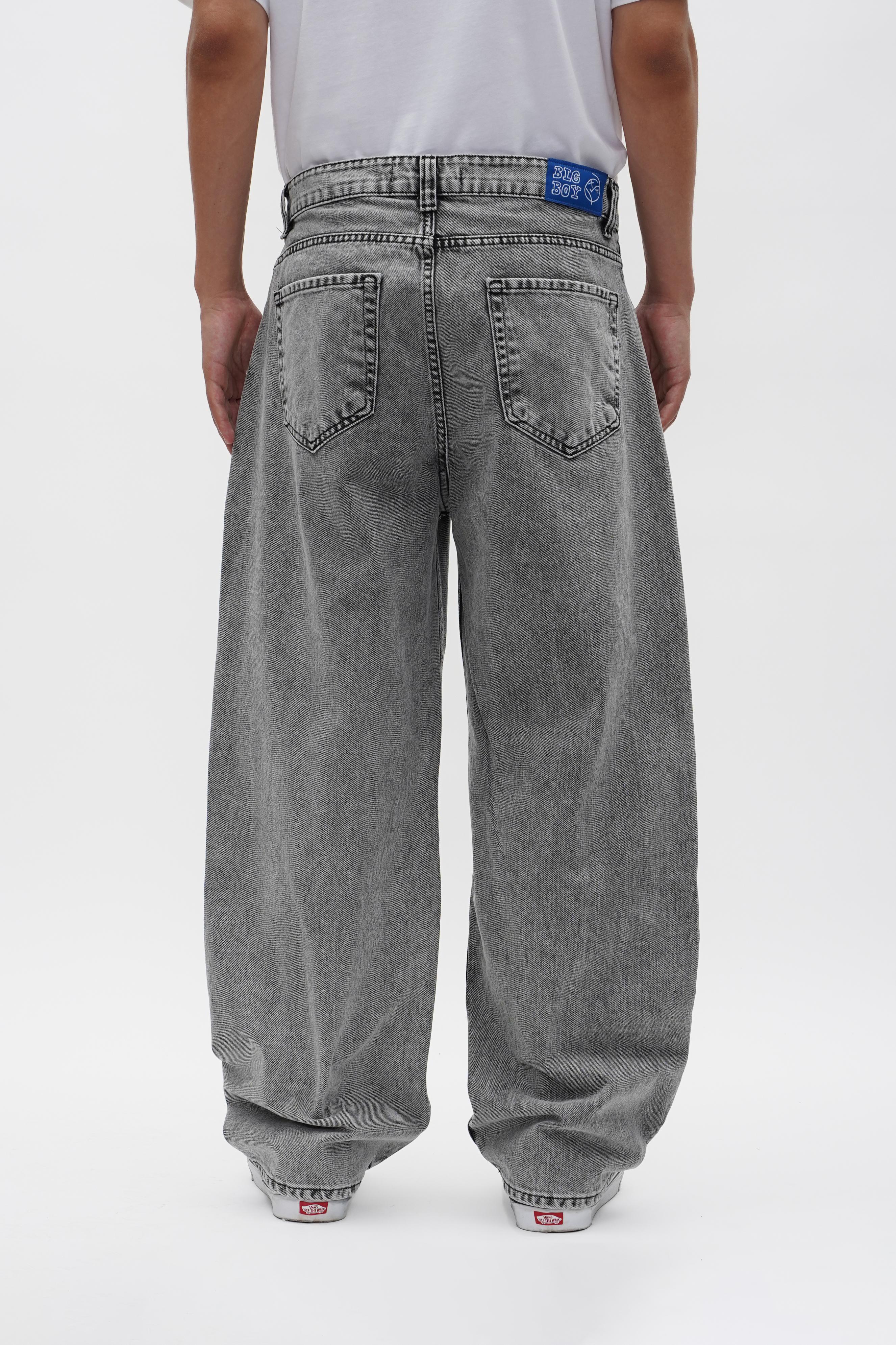 Big Boy Baggy Jeans - Ash Grey