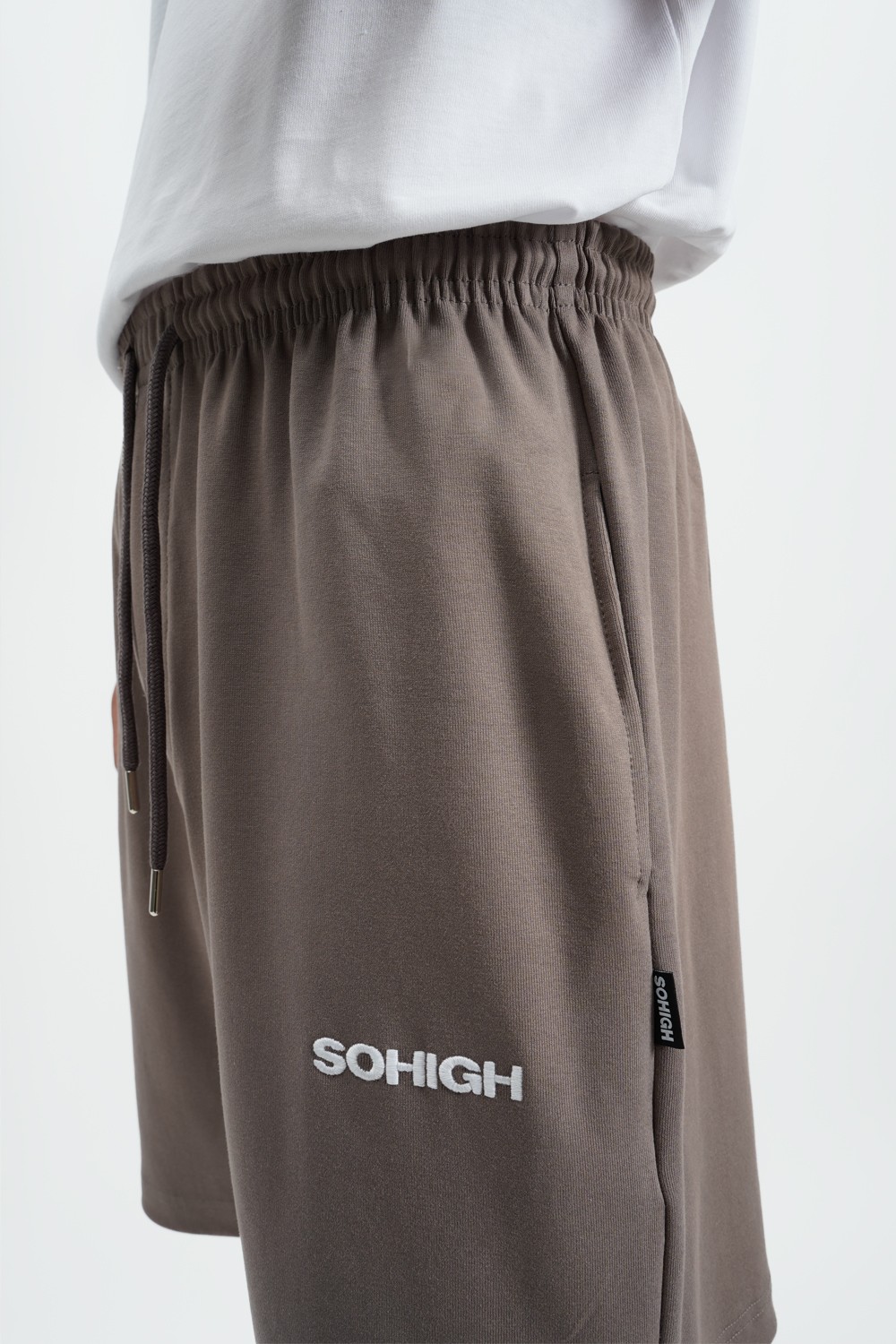 Sohigh Oversized Beige Shorts (RT-3)