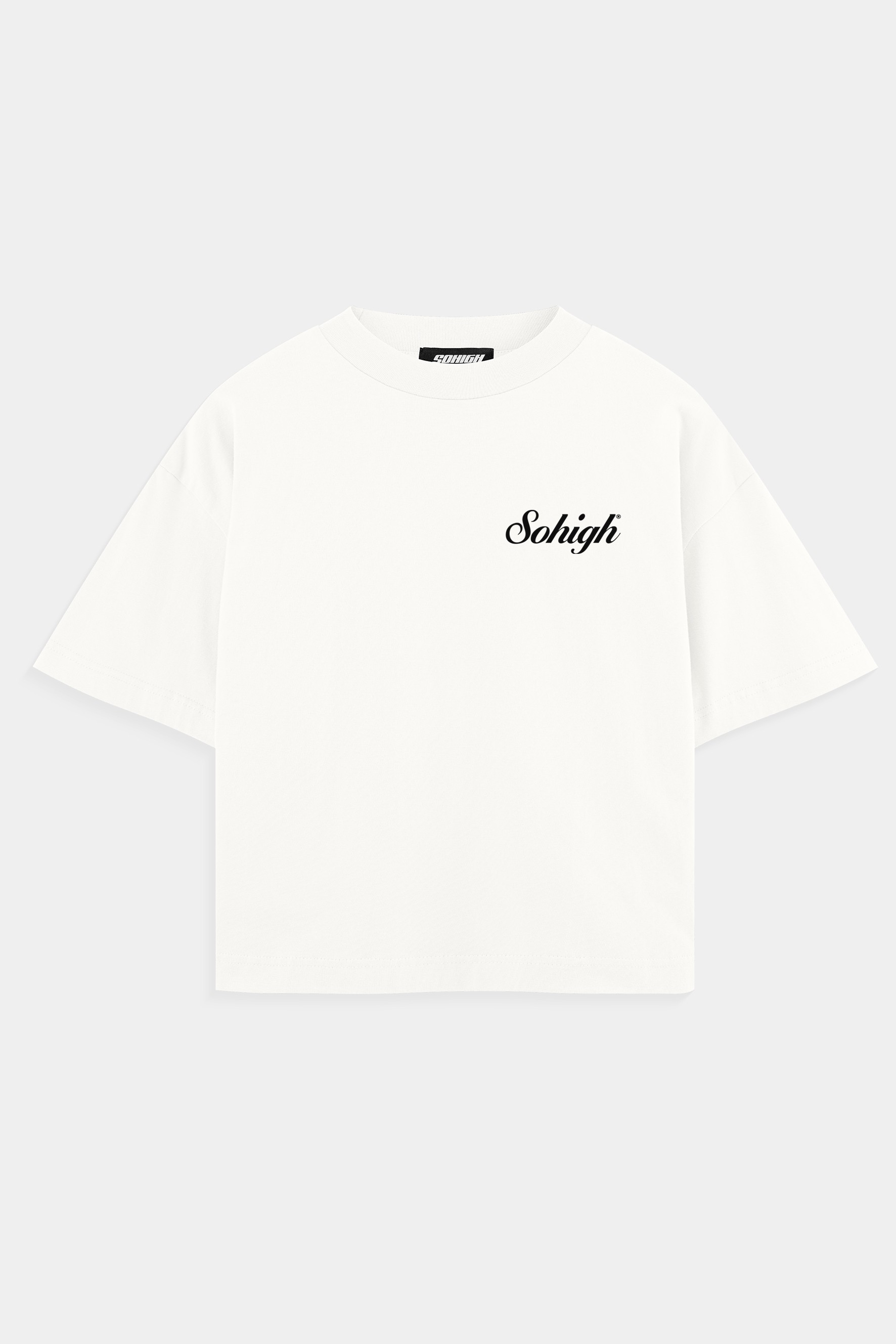 Sohigh Heavyweight Luxury Essential T-Shirt  - Kırık Beyaz