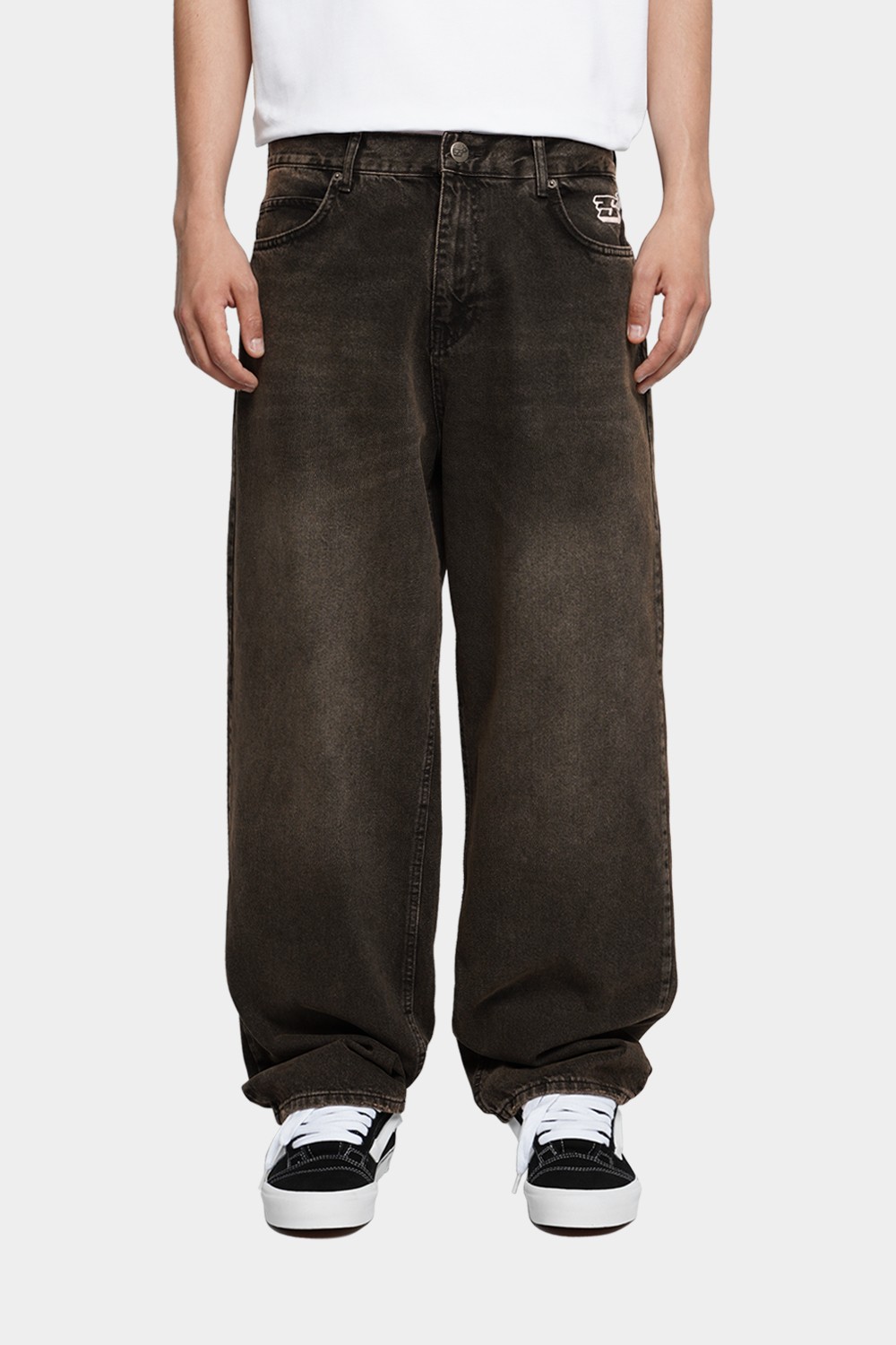 Baggy Skate Jeans - Brown Tint (SHBS-2)