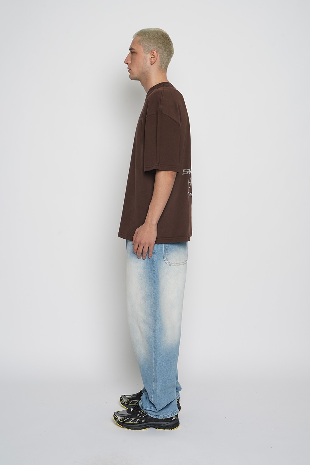 S.Heavens Oversized Rhinestone T-Shirt